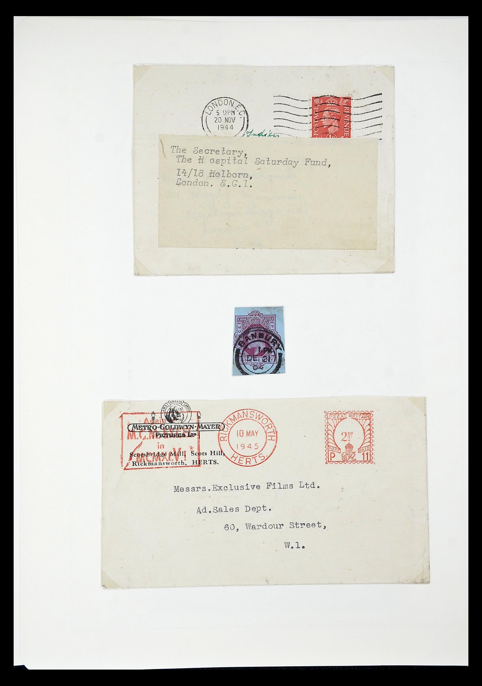 34784 103 - Stamp Collection 34784 Great Britain 1840-1950.