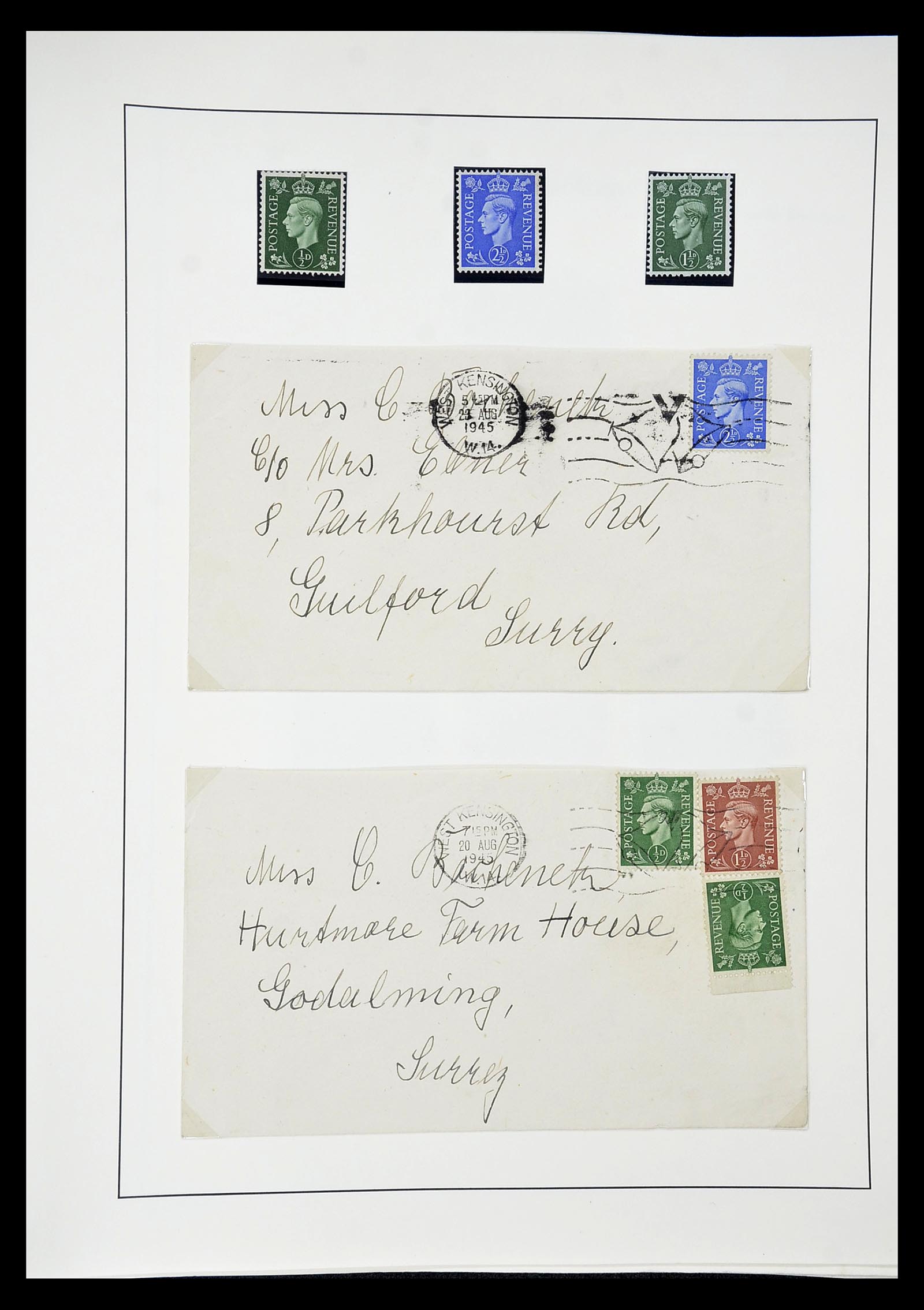 34784 113 - Stamp Collection 34784 Great Britain 1840-1950.