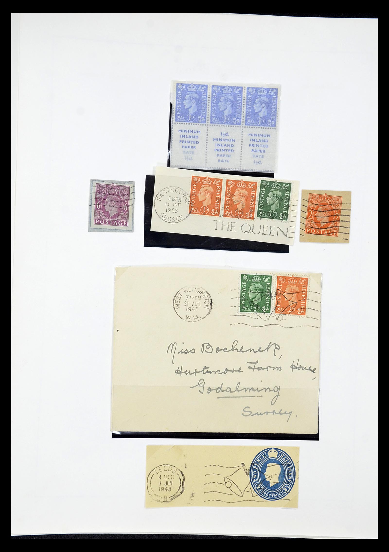 34784 117 - Stamp Collection 34784 Great Britain 1840-1950.
