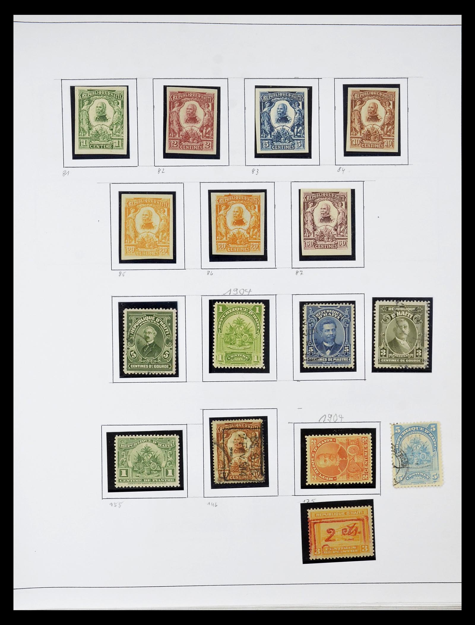 34787 004 - Stamp Collection 34787 Haiti 1892-1973.