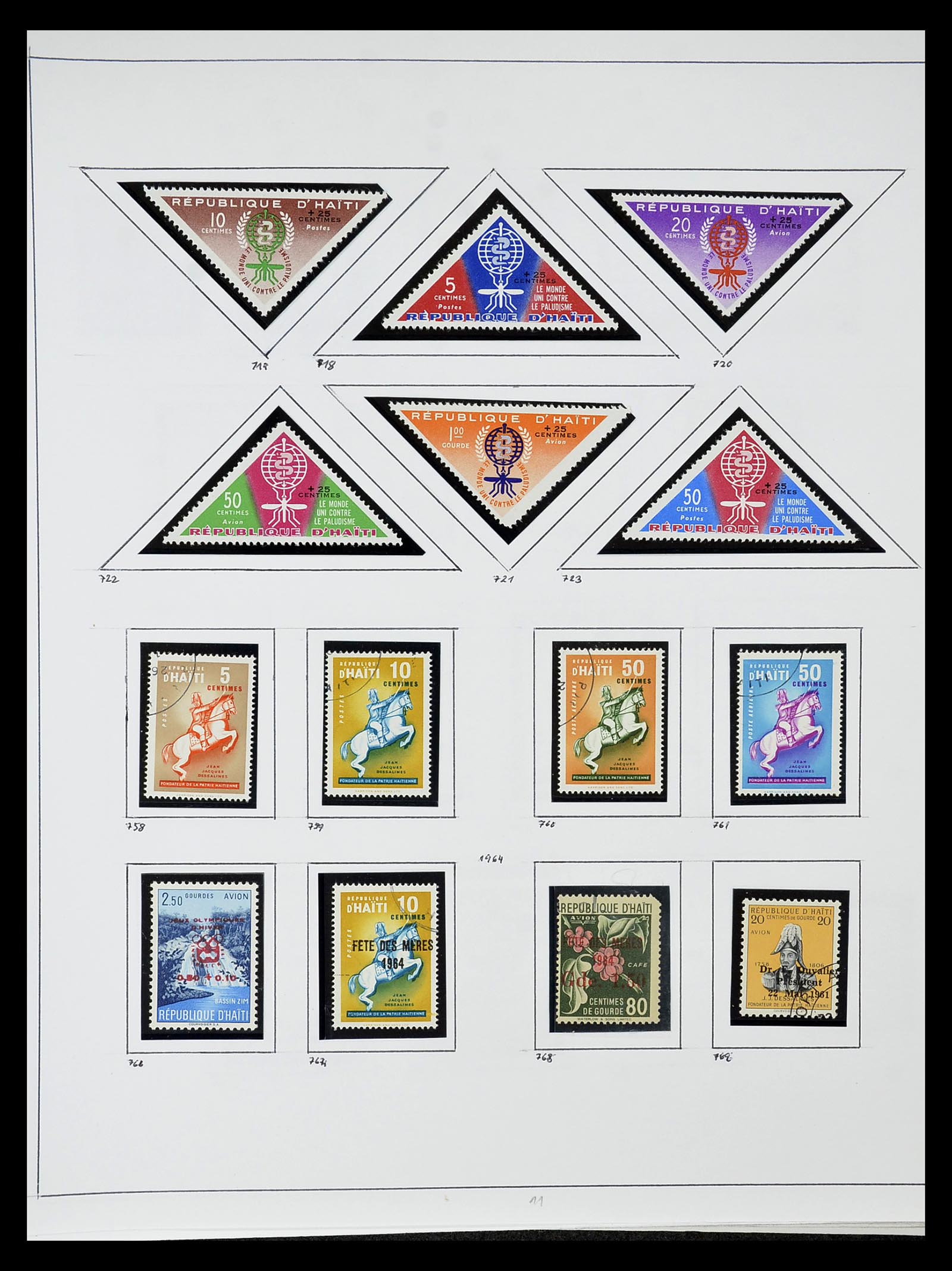 34787 013 - Postzegelverzameling 34787 Haïti 1892-1973.