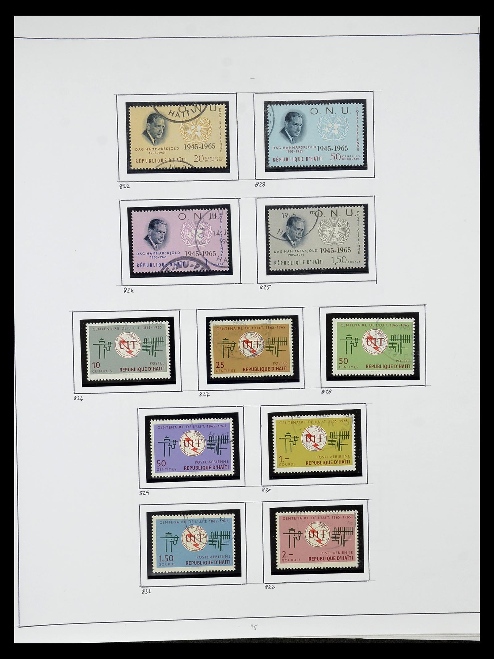34787 015 - Stamp Collection 34787 Haiti 1892-1973.