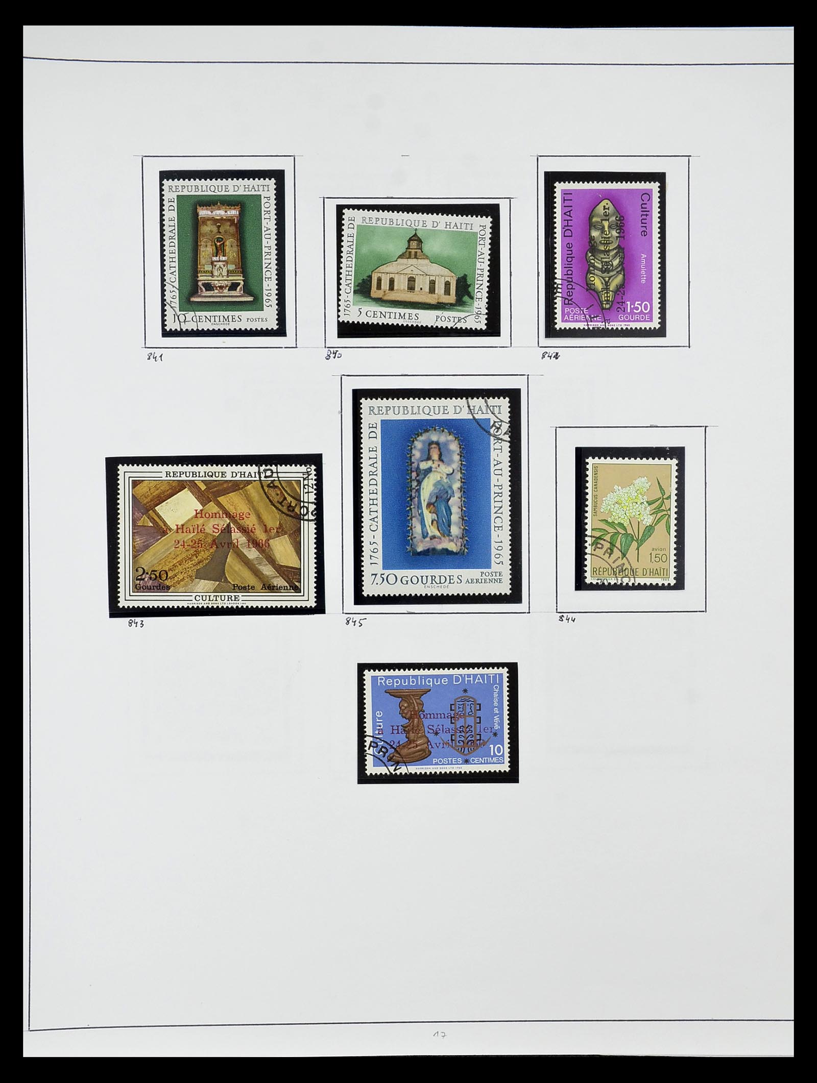 34787 017 - Stamp Collection 34787 Haiti 1892-1973.