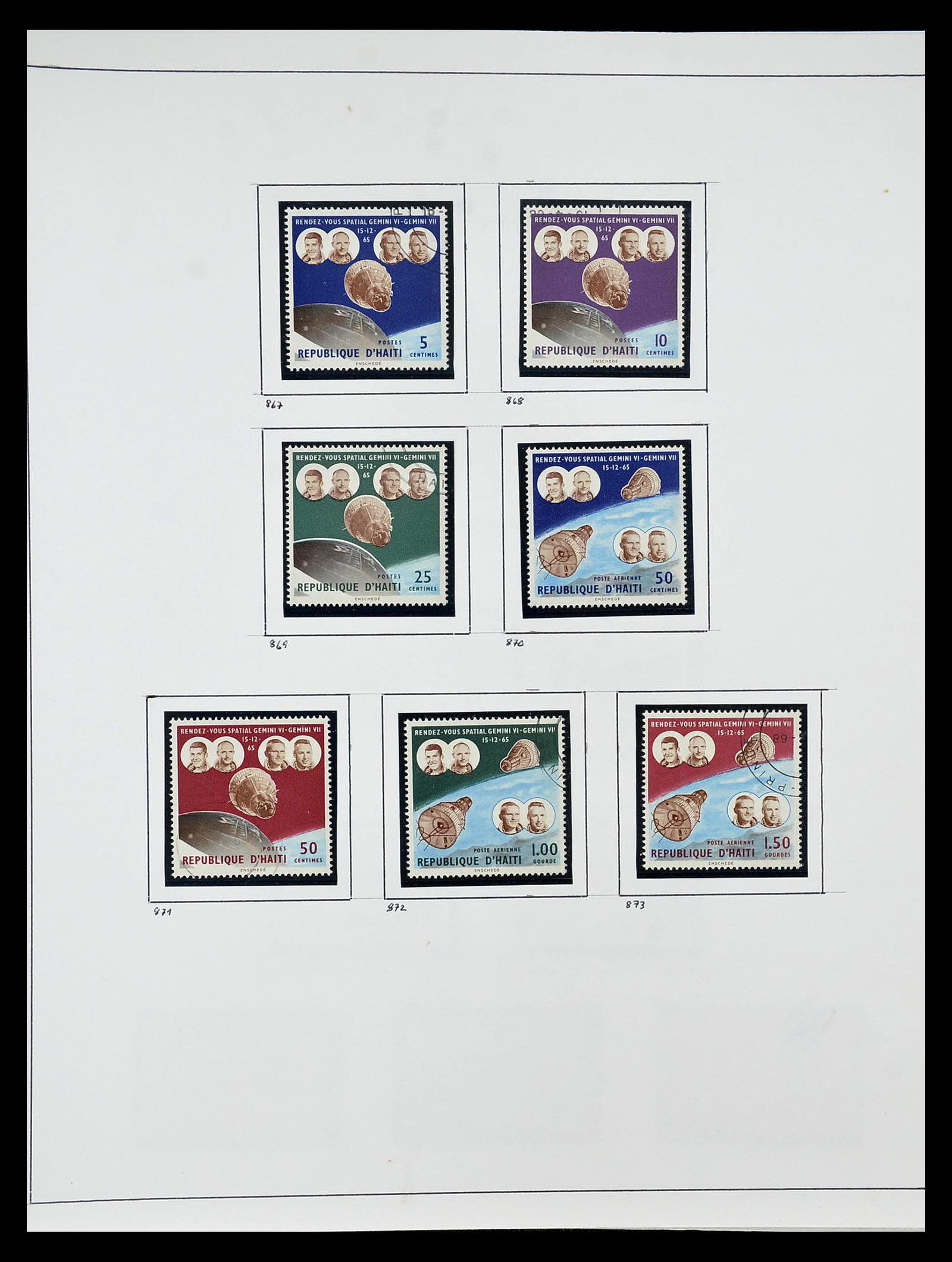 34787 018 - Postzegelverzameling 34787 Haïti 1892-1973.