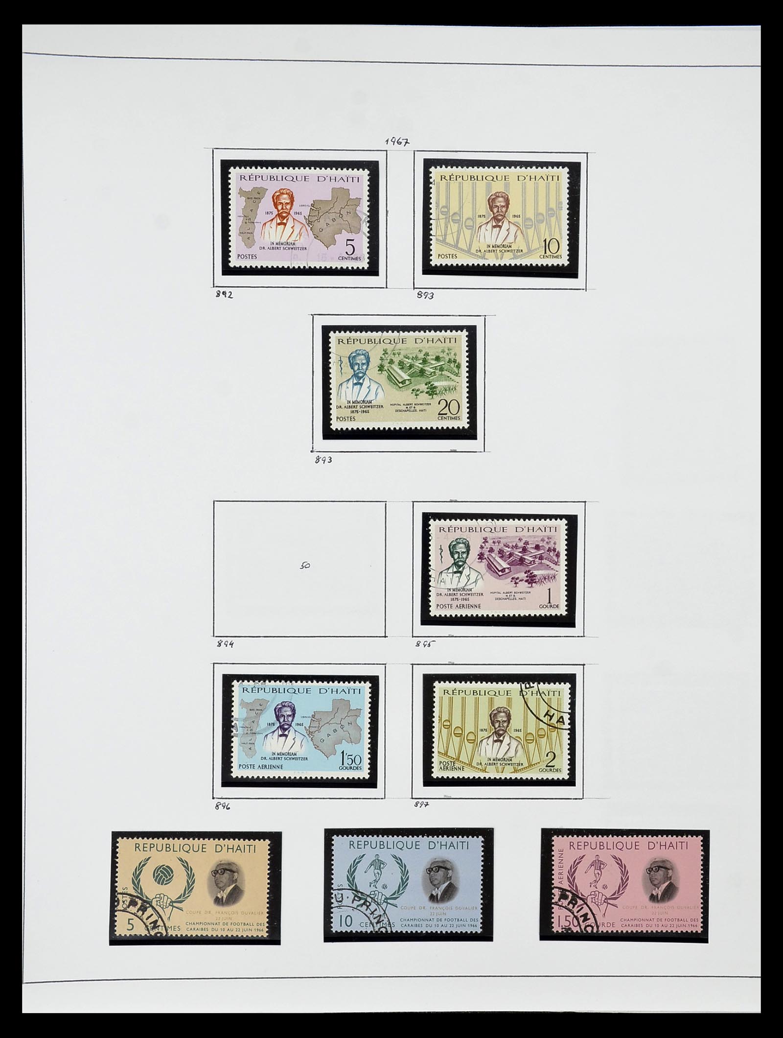 34787 019 - Stamp Collection 34787 Haiti 1892-1973.
