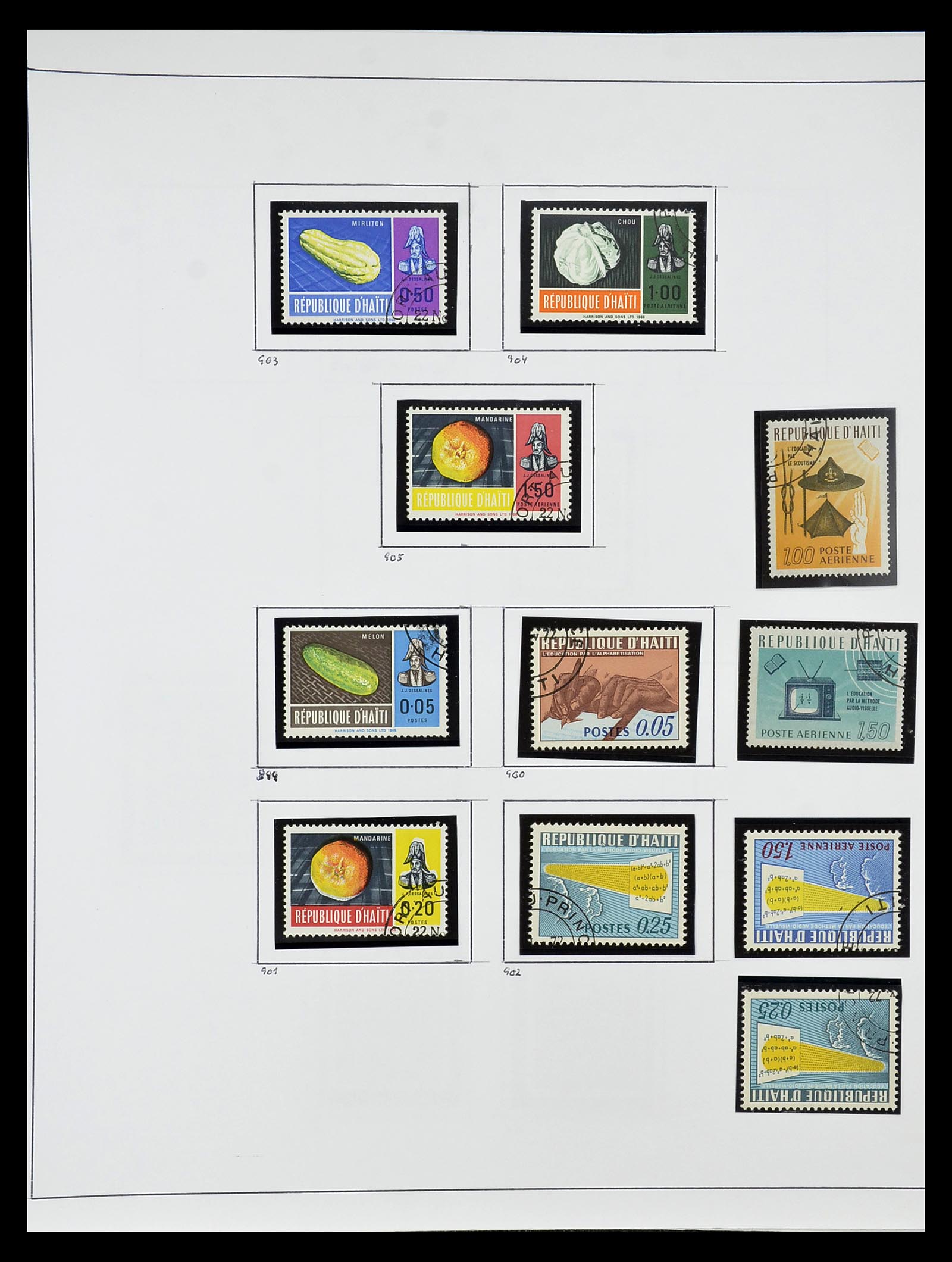 34787 020 - Stamp Collection 34787 Haiti 1892-1973.