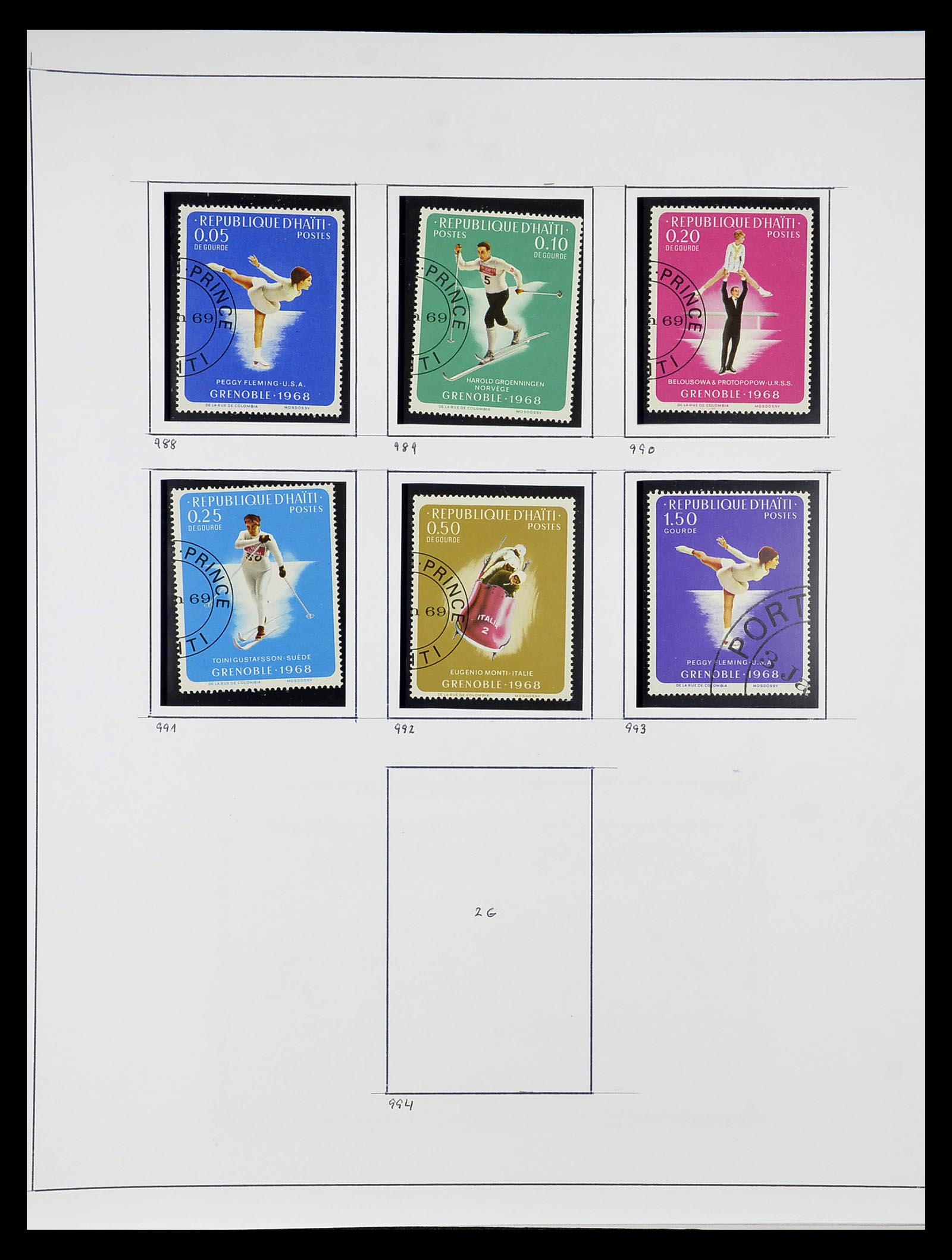 34787 026 - Postzegelverzameling 34787 Haïti 1892-1973.