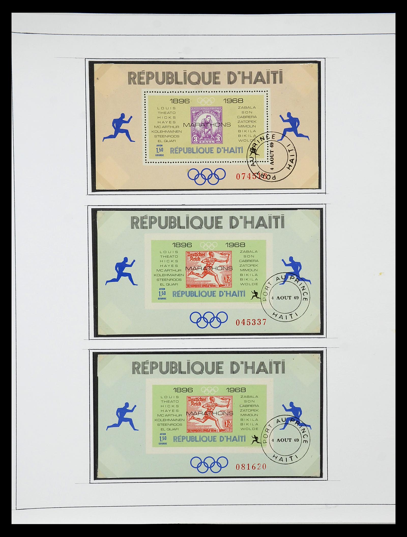 34787 027 - Postzegelverzameling 34787 Haïti 1892-1973.