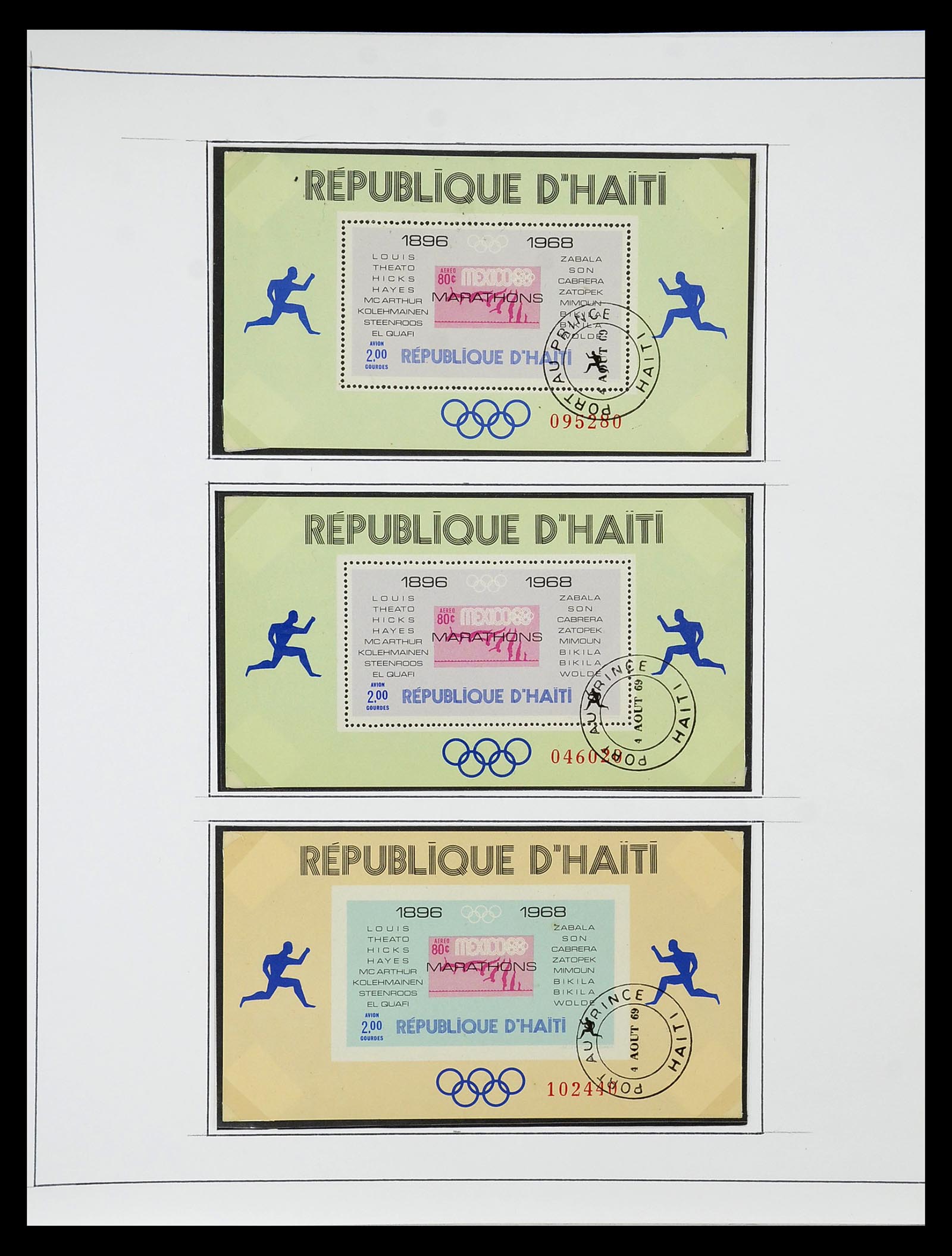34787 028 - Postzegelverzameling 34787 Haïti 1892-1973.