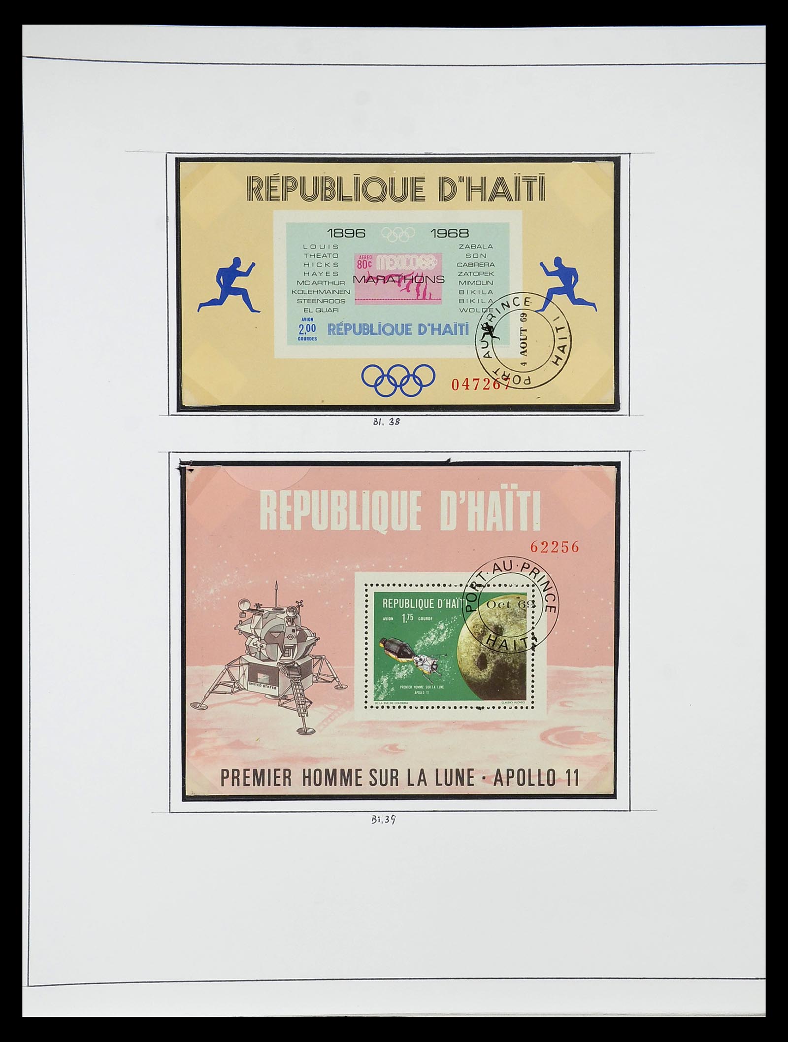 34787 029 - Postzegelverzameling 34787 Haïti 1892-1973.