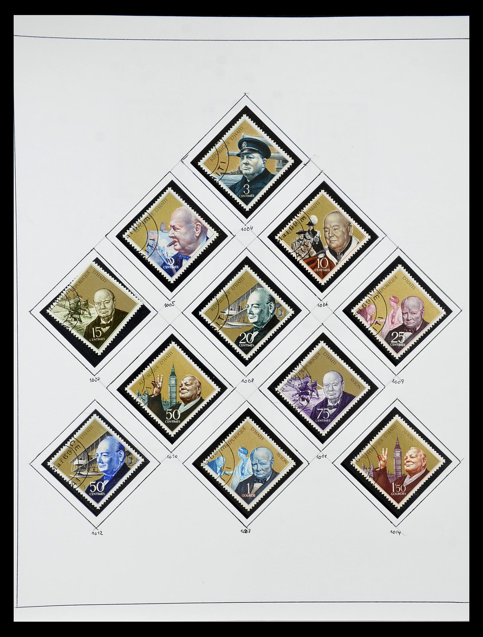 34787 031 - Postzegelverzameling 34787 Haïti 1892-1973.