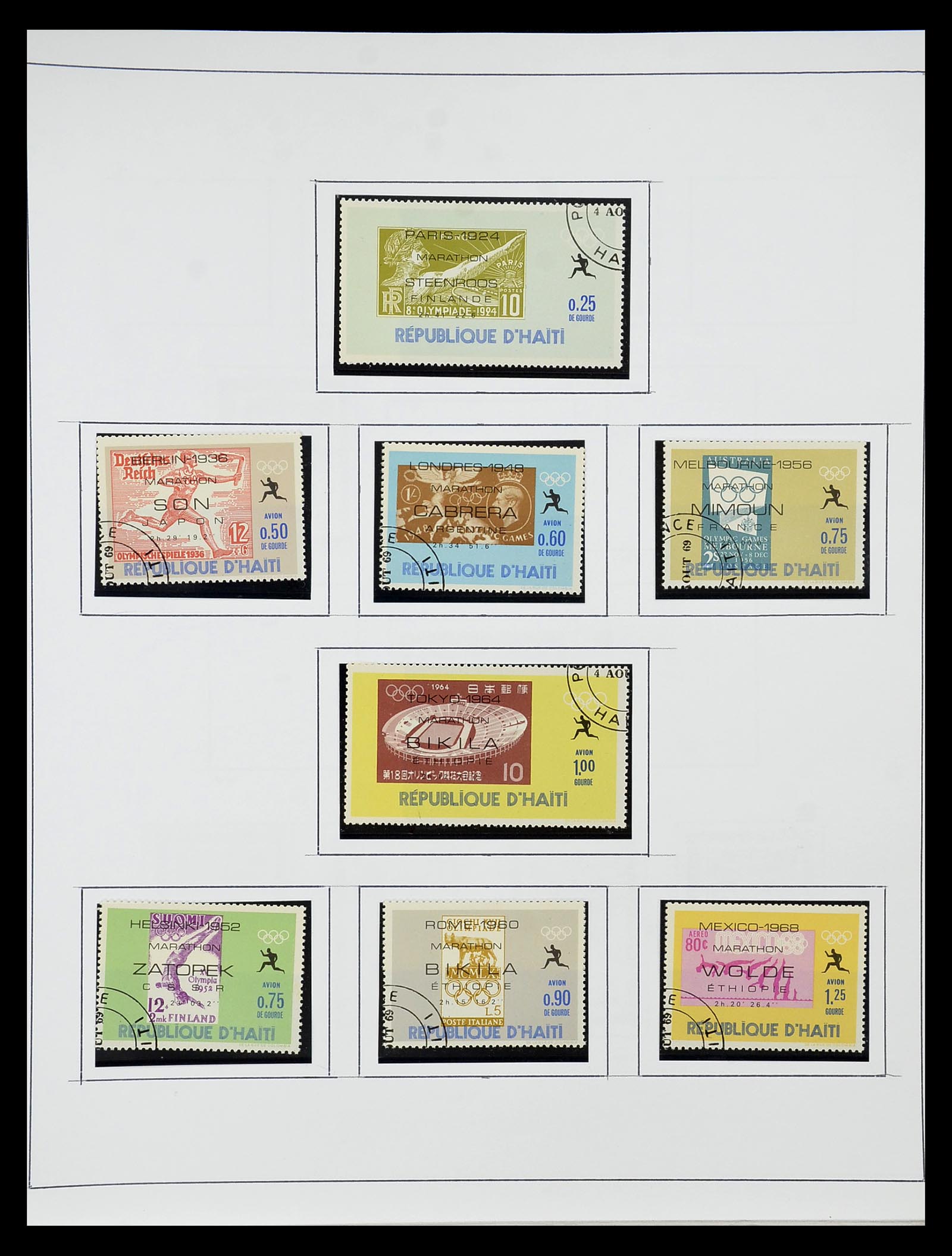 34787 034 - Postzegelverzameling 34787 Haïti 1892-1973.