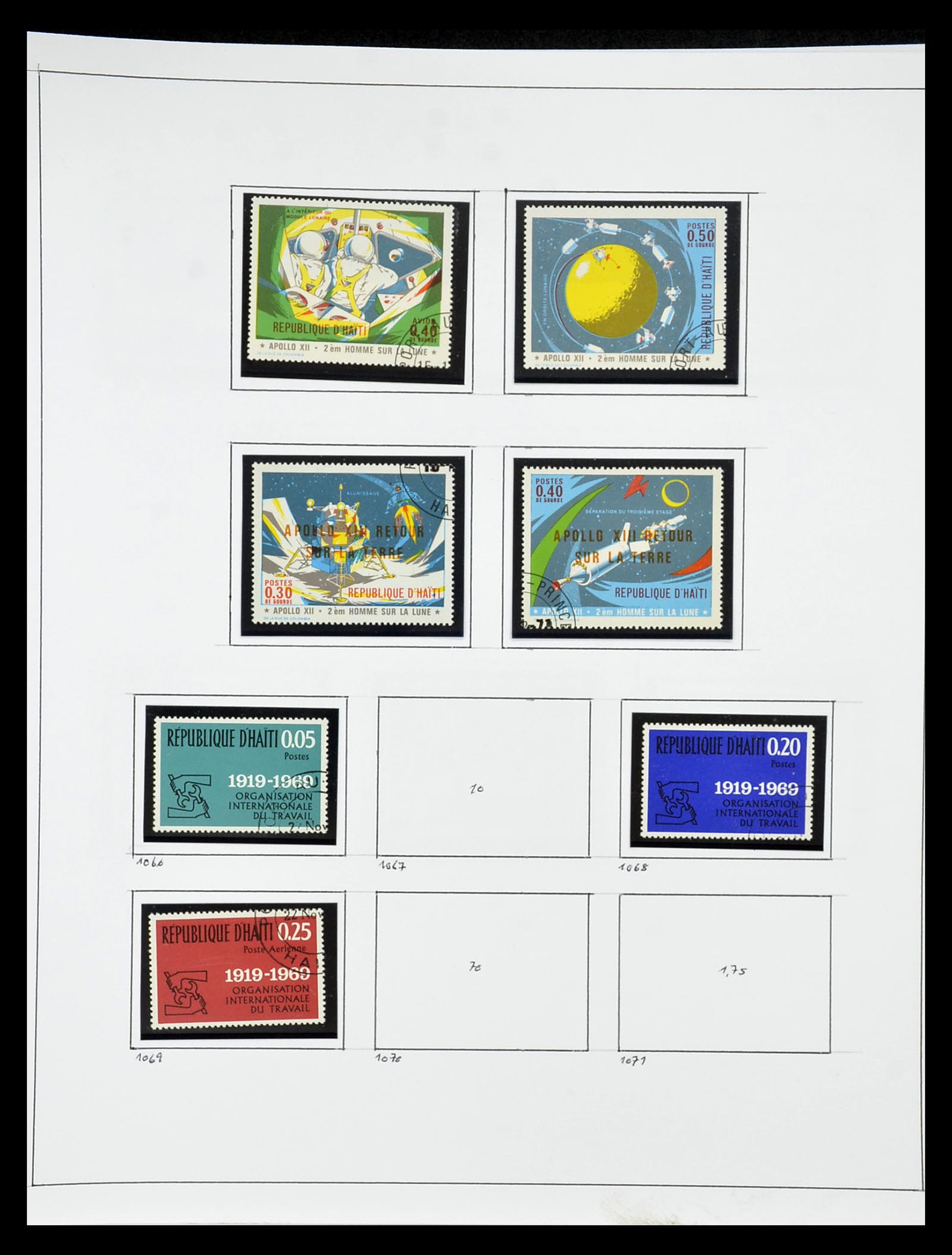 34787 040 - Postzegelverzameling 34787 Haïti 1892-1973.