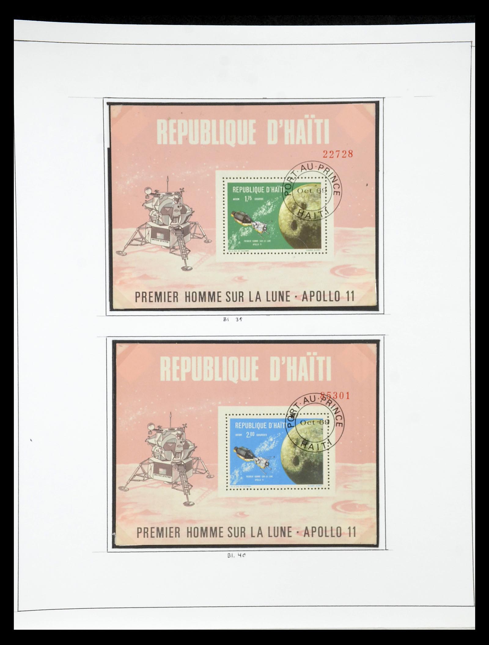 34787 045 - Postzegelverzameling 34787 Haïti 1892-1973.