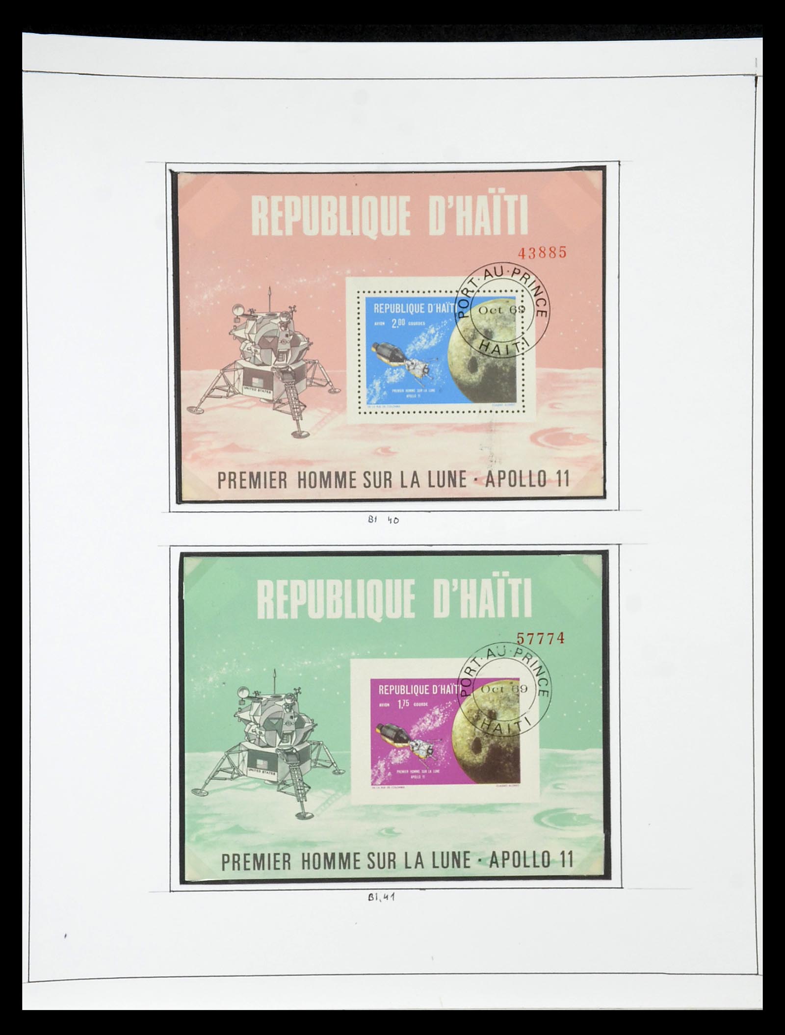34787 046 - Postzegelverzameling 34787 Haïti 1892-1973.