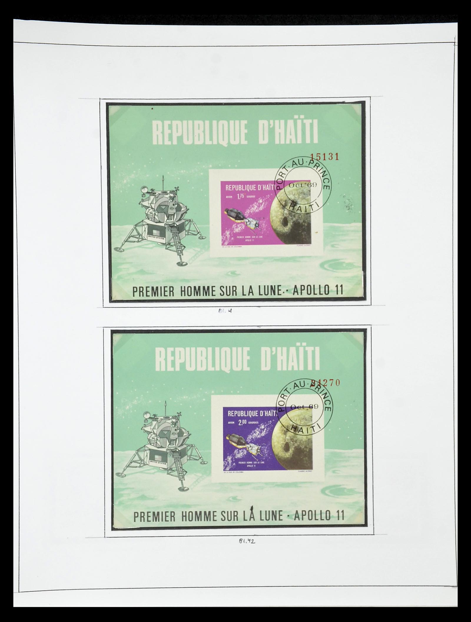 34787 047 - Postzegelverzameling 34787 Haïti 1892-1973.