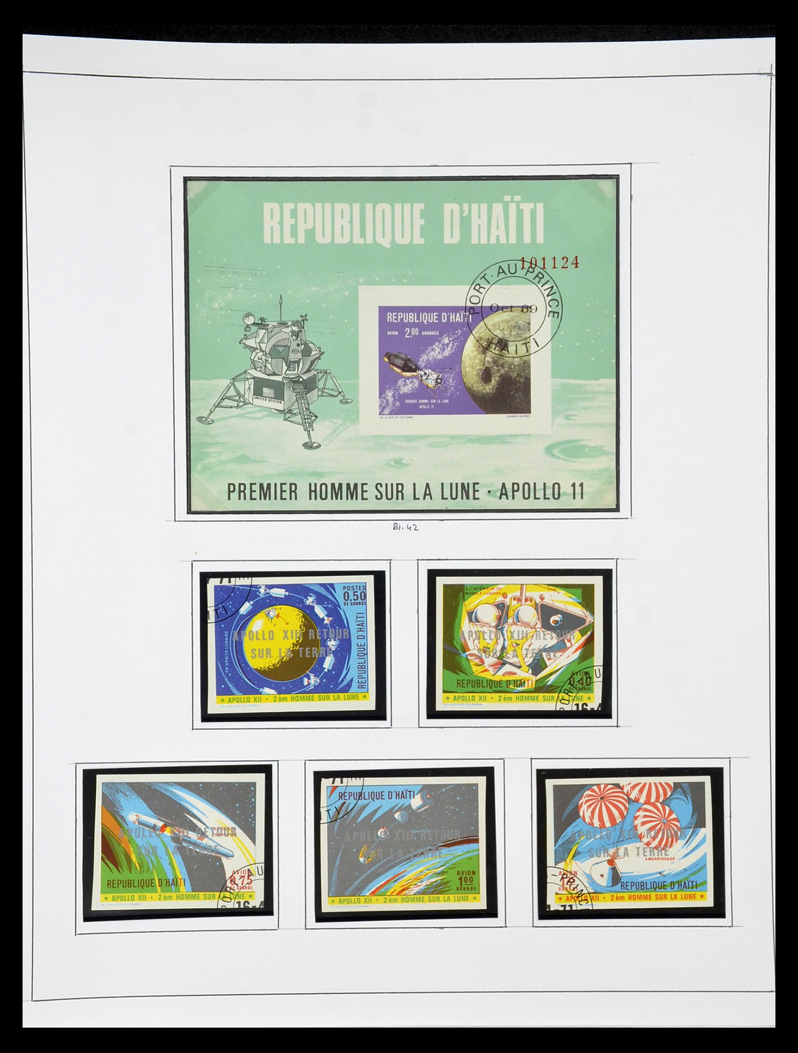 34787 048 - Postzegelverzameling 34787 Haïti 1892-1973.