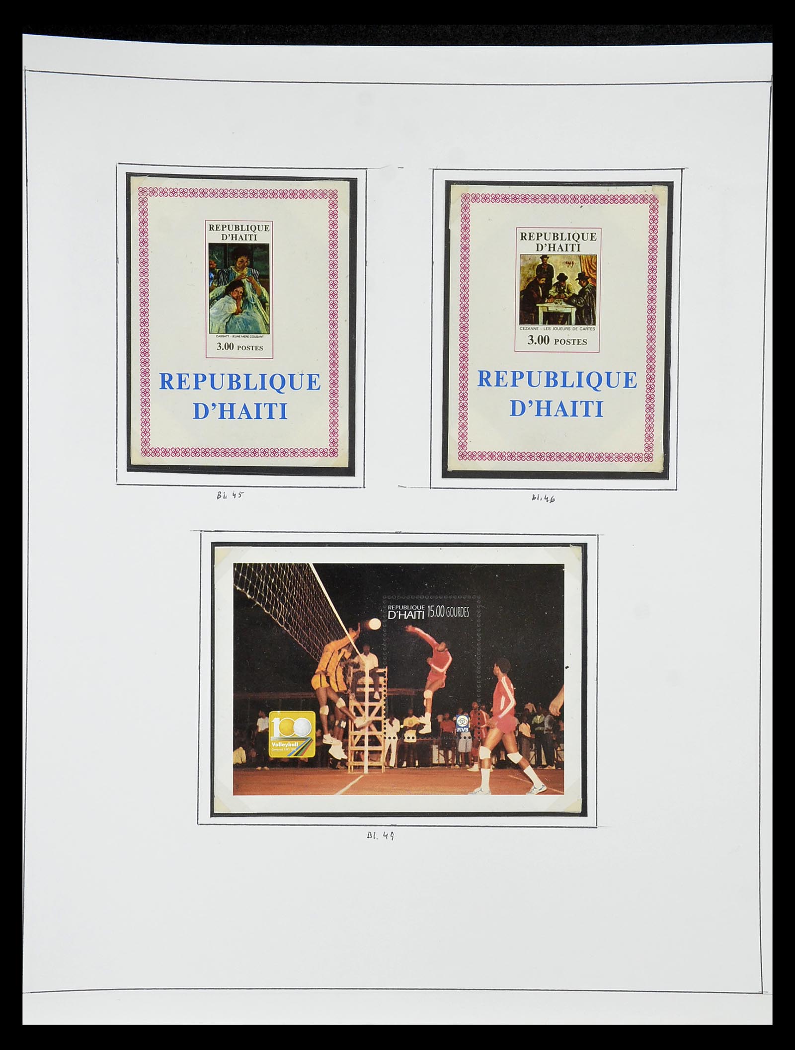 34787 050 - Postzegelverzameling 34787 Haïti 1892-1973.