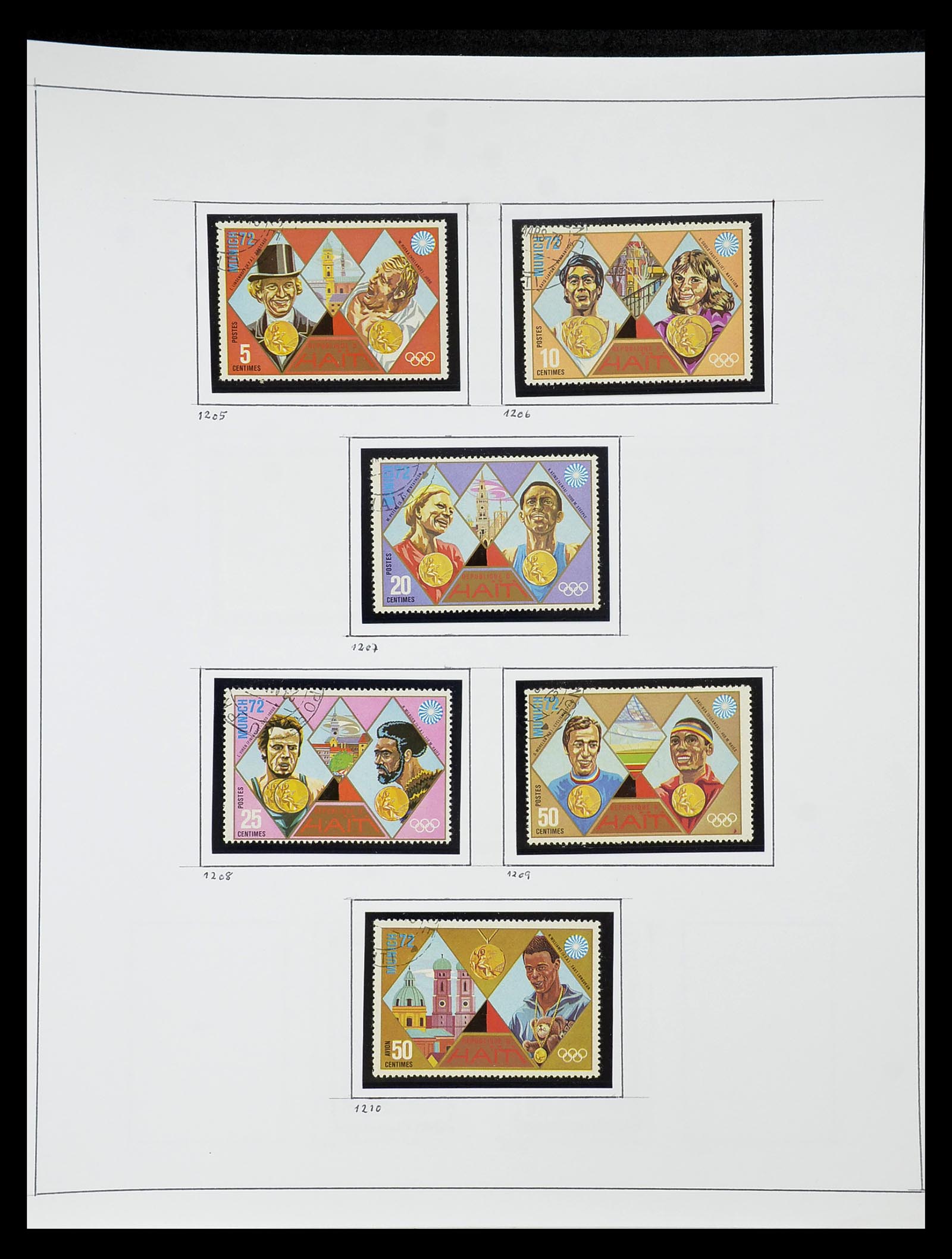 34787 052 - Postzegelverzameling 34787 Haïti 1892-1973.