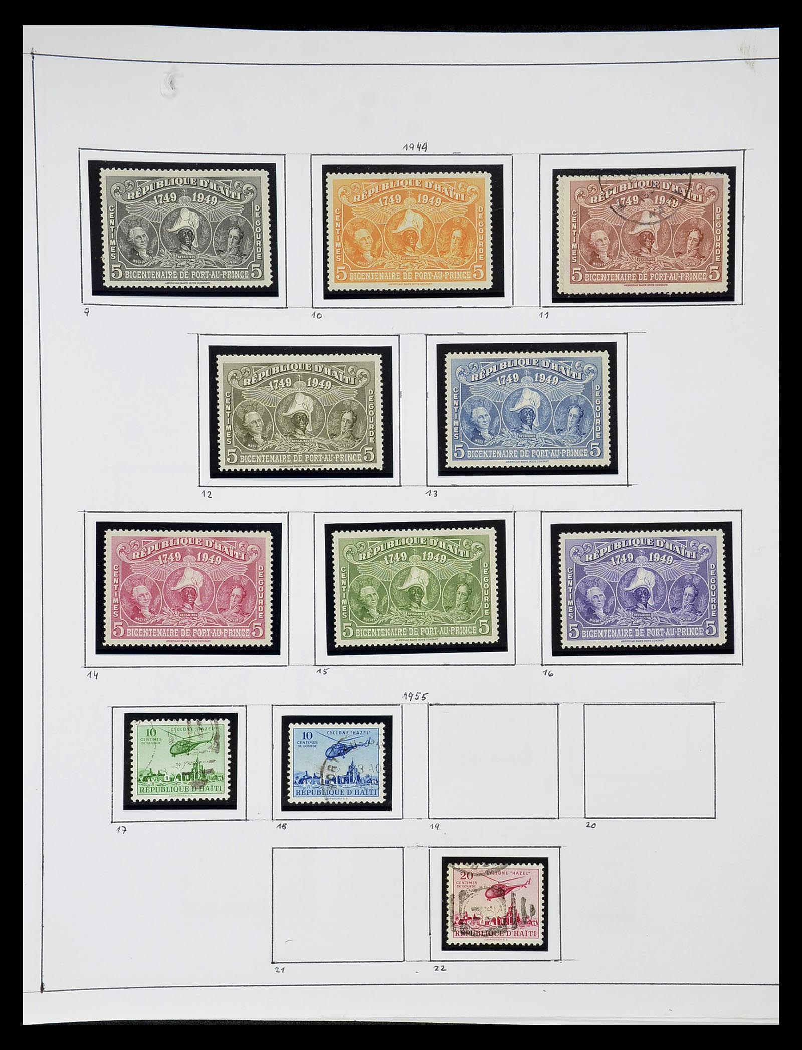 34787 057 - Postzegelverzameling 34787 Haïti 1892-1973.