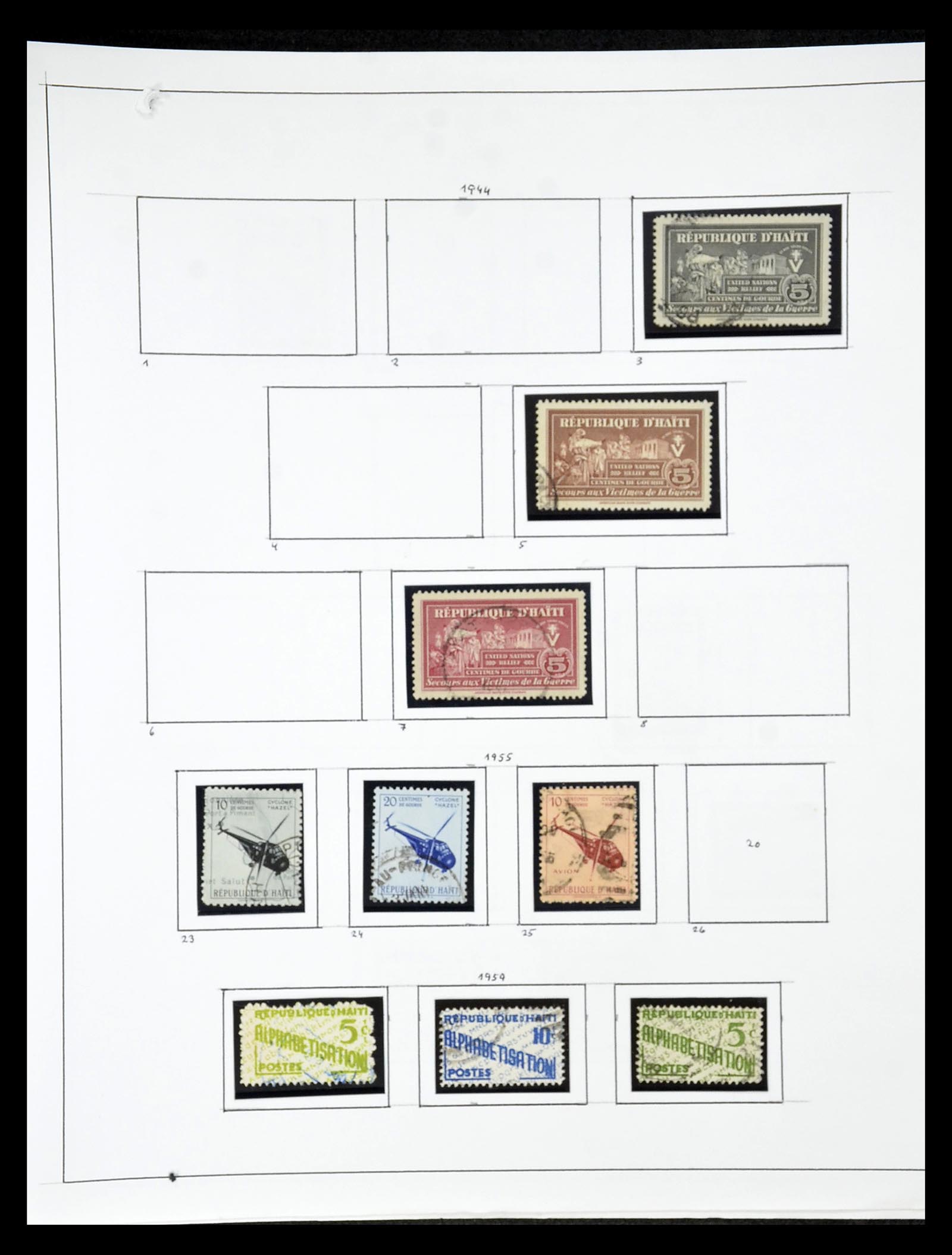 34787 058 - Stamp Collection 34787 Haiti 1892-1973.