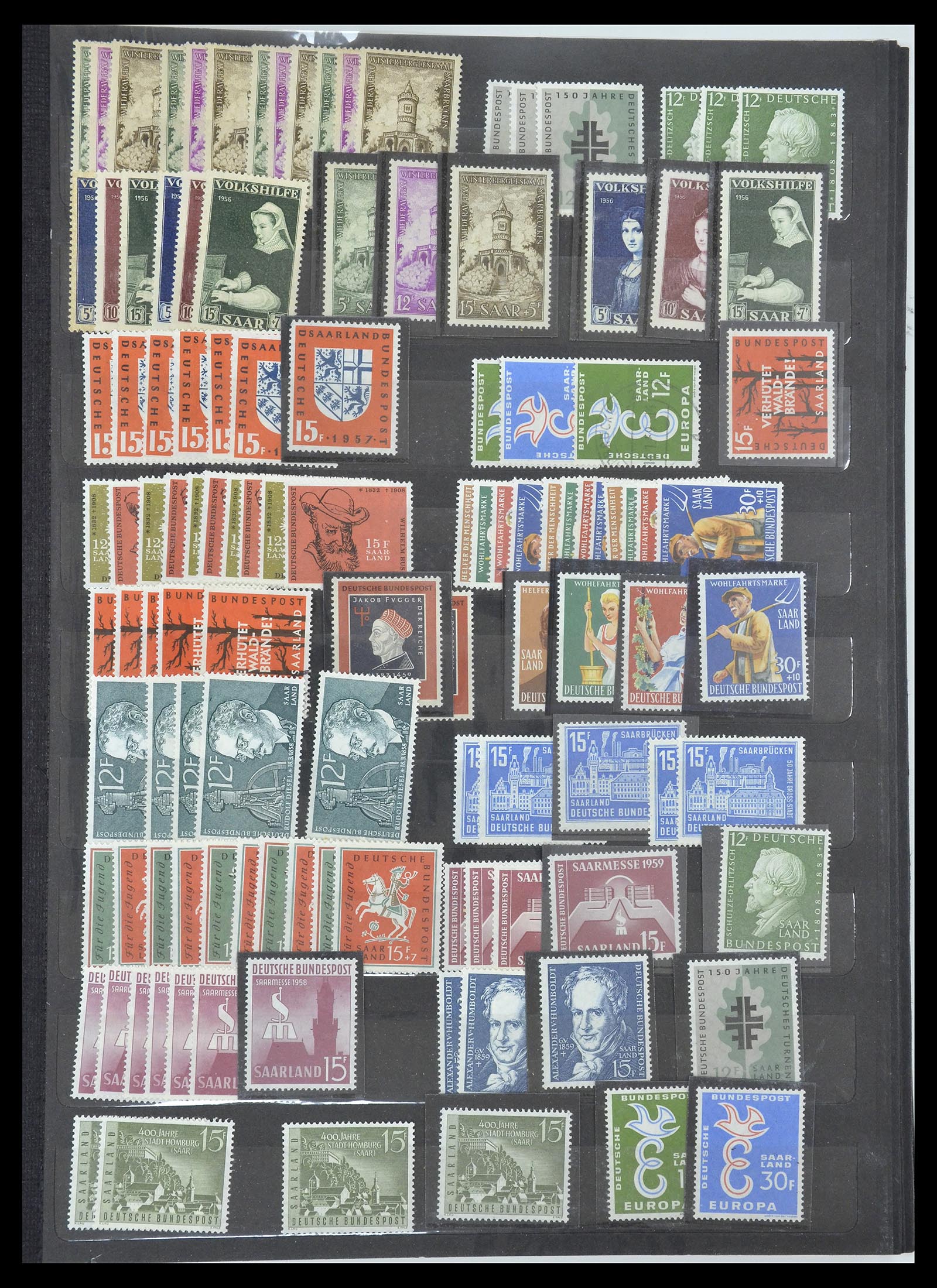 34789 005 - Postzegelverzameling 34789 Duitse bezettingen en gebieden 1914-1959.