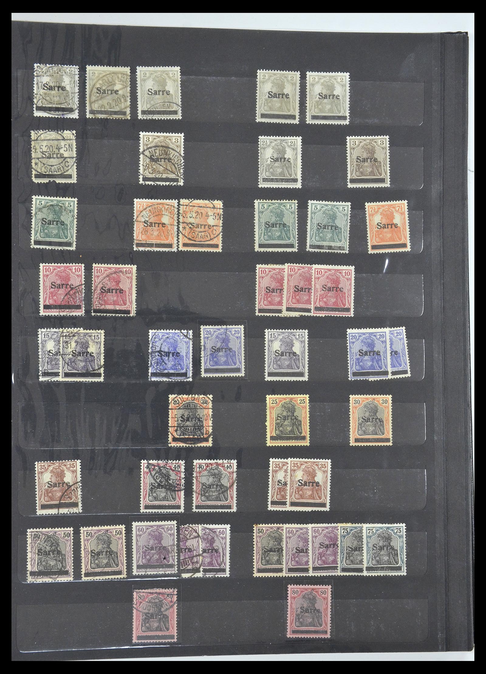 34789 007 - Postzegelverzameling 34789 Duitse bezettingen en gebieden 1914-1959.