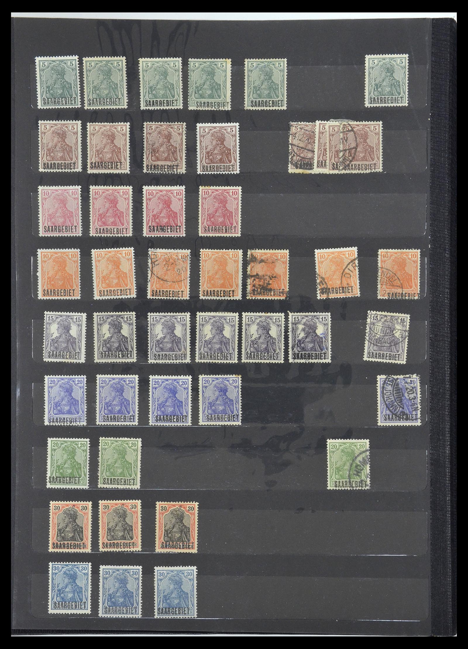 34789 008 - Postzegelverzameling 34789 Duitse bezettingen en gebieden 1914-1959.