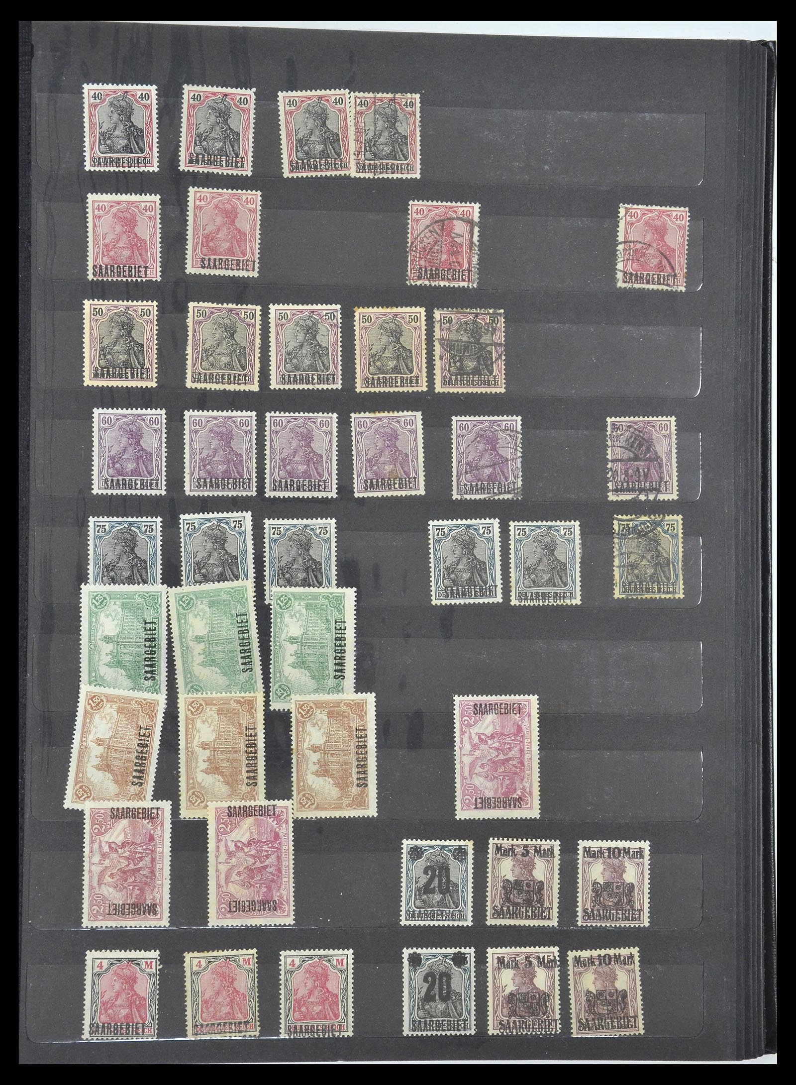 34789 009 - Postzegelverzameling 34789 Duitse bezettingen en gebieden 1914-1959.