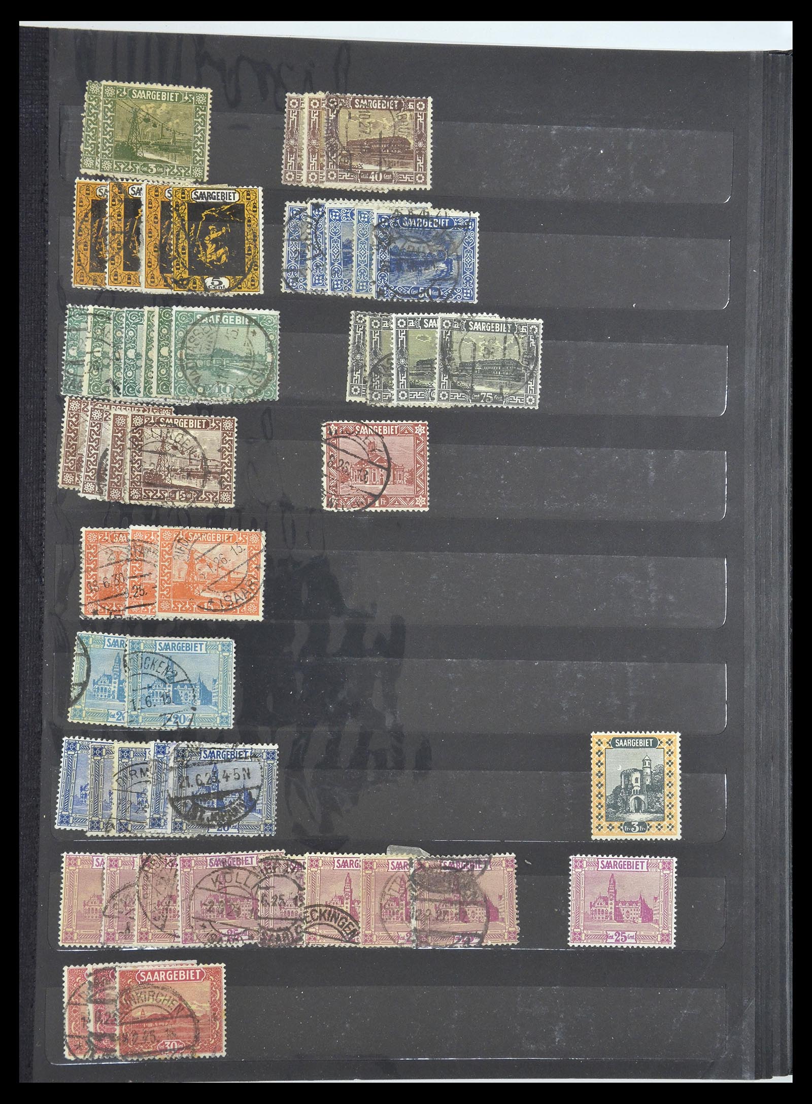 34789 010 - Postzegelverzameling 34789 Duitse bezettingen en gebieden 1914-1959.