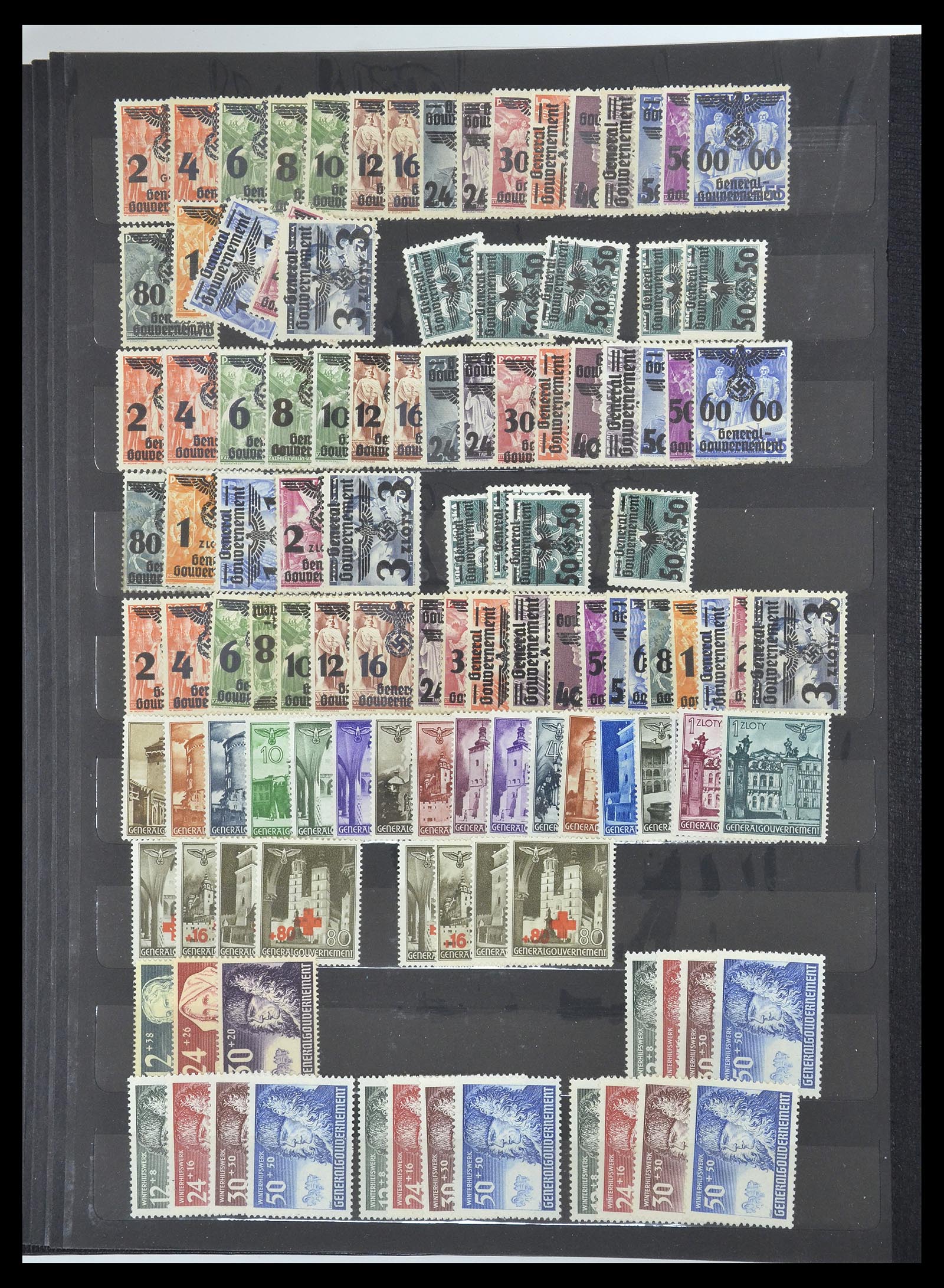 34789 014 - Postzegelverzameling 34789 Duitse bezettingen en gebieden 1914-1959.