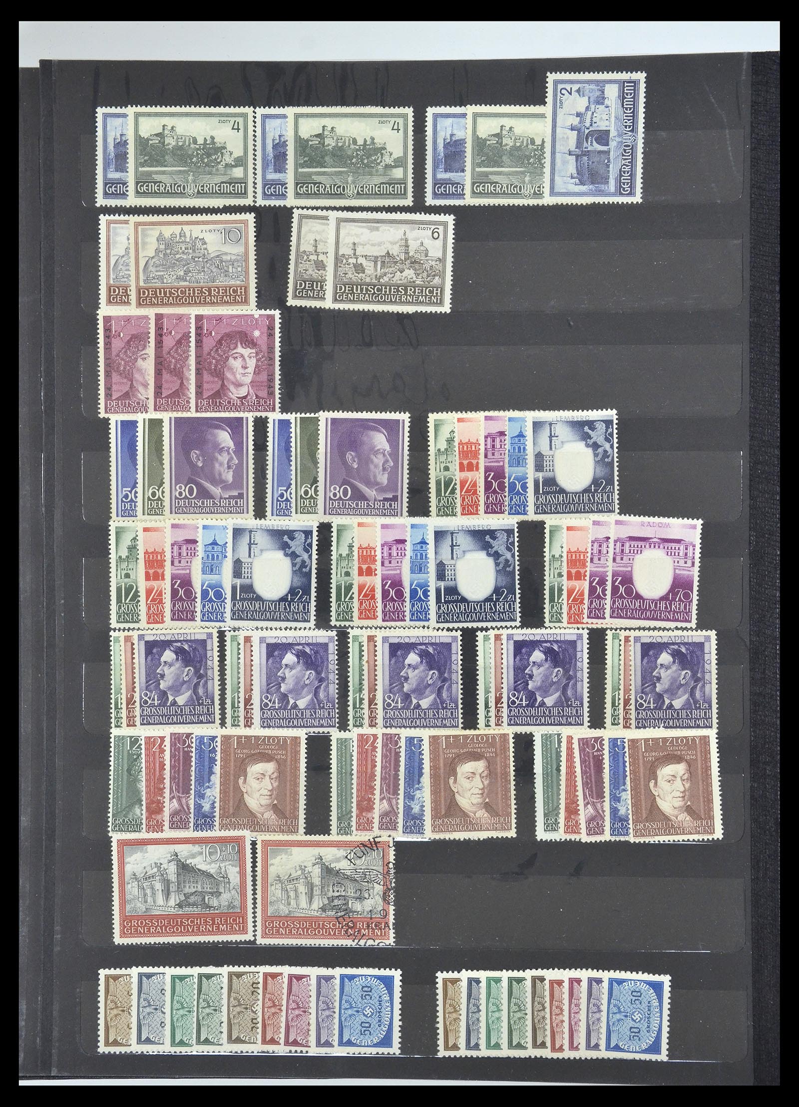 34789 016 - Postzegelverzameling 34789 Duitse bezettingen en gebieden 1914-1959.