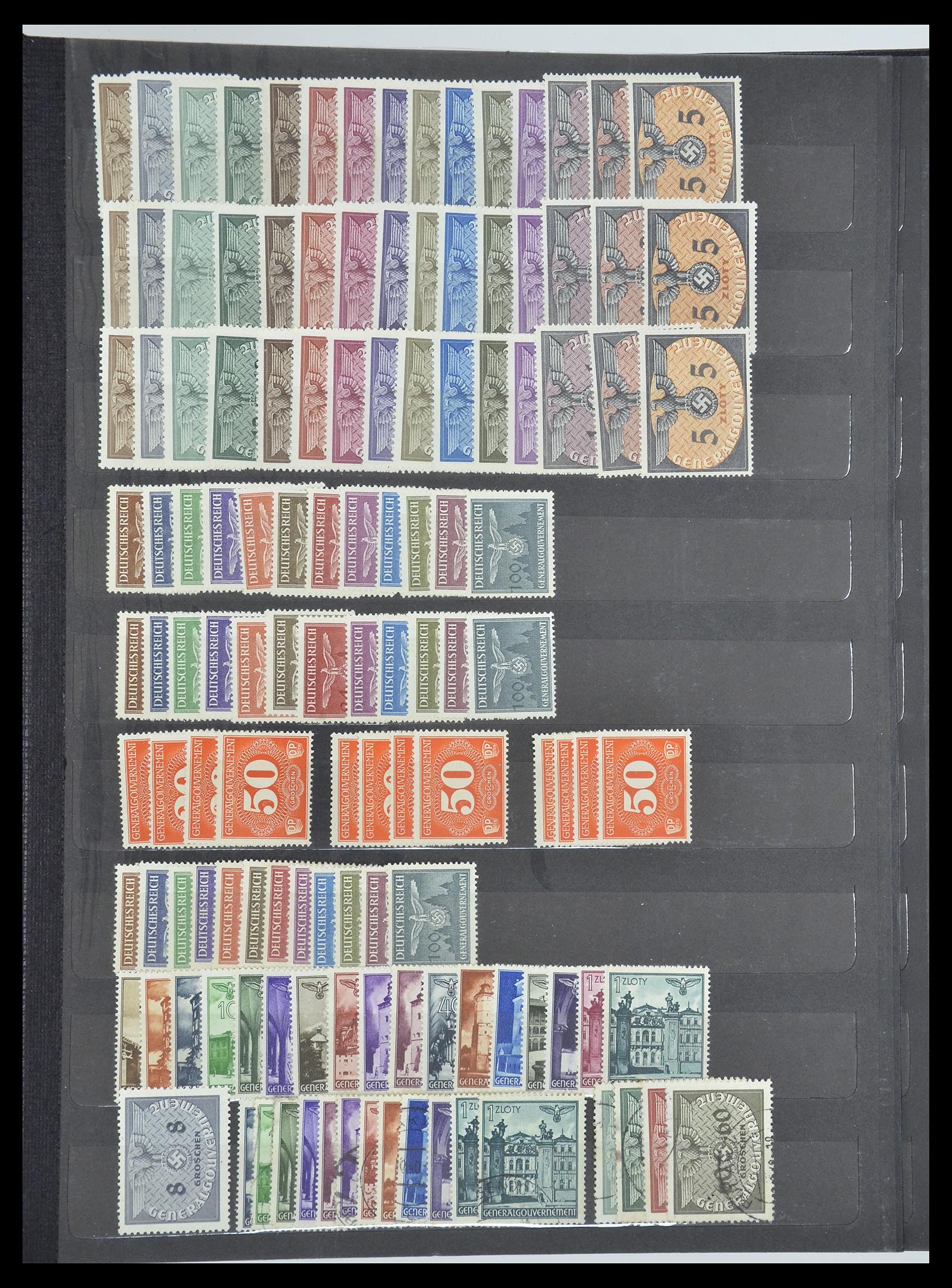 34789 017 - Postzegelverzameling 34789 Duitse bezettingen en gebieden 1914-1959.