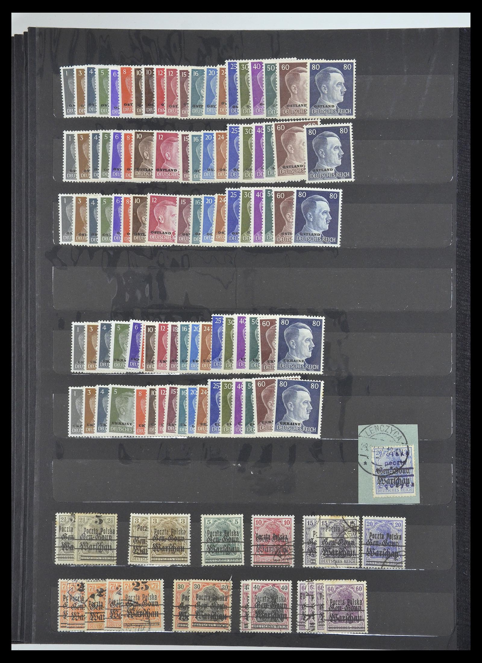 34789 018 - Postzegelverzameling 34789 Duitse bezettingen en gebieden 1914-1959.