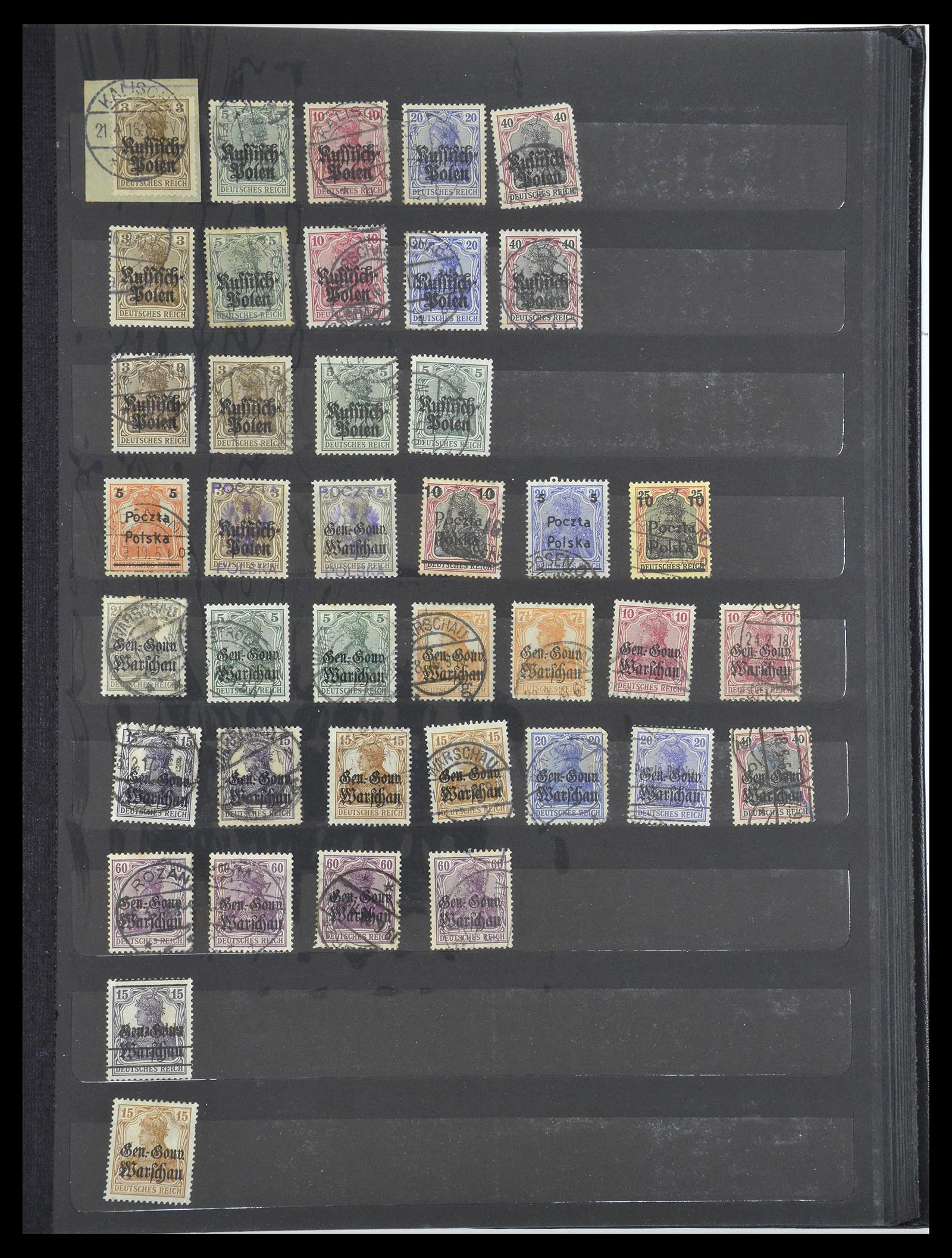 34789 019 - Postzegelverzameling 34789 Duitse bezettingen en gebieden 1914-1959.