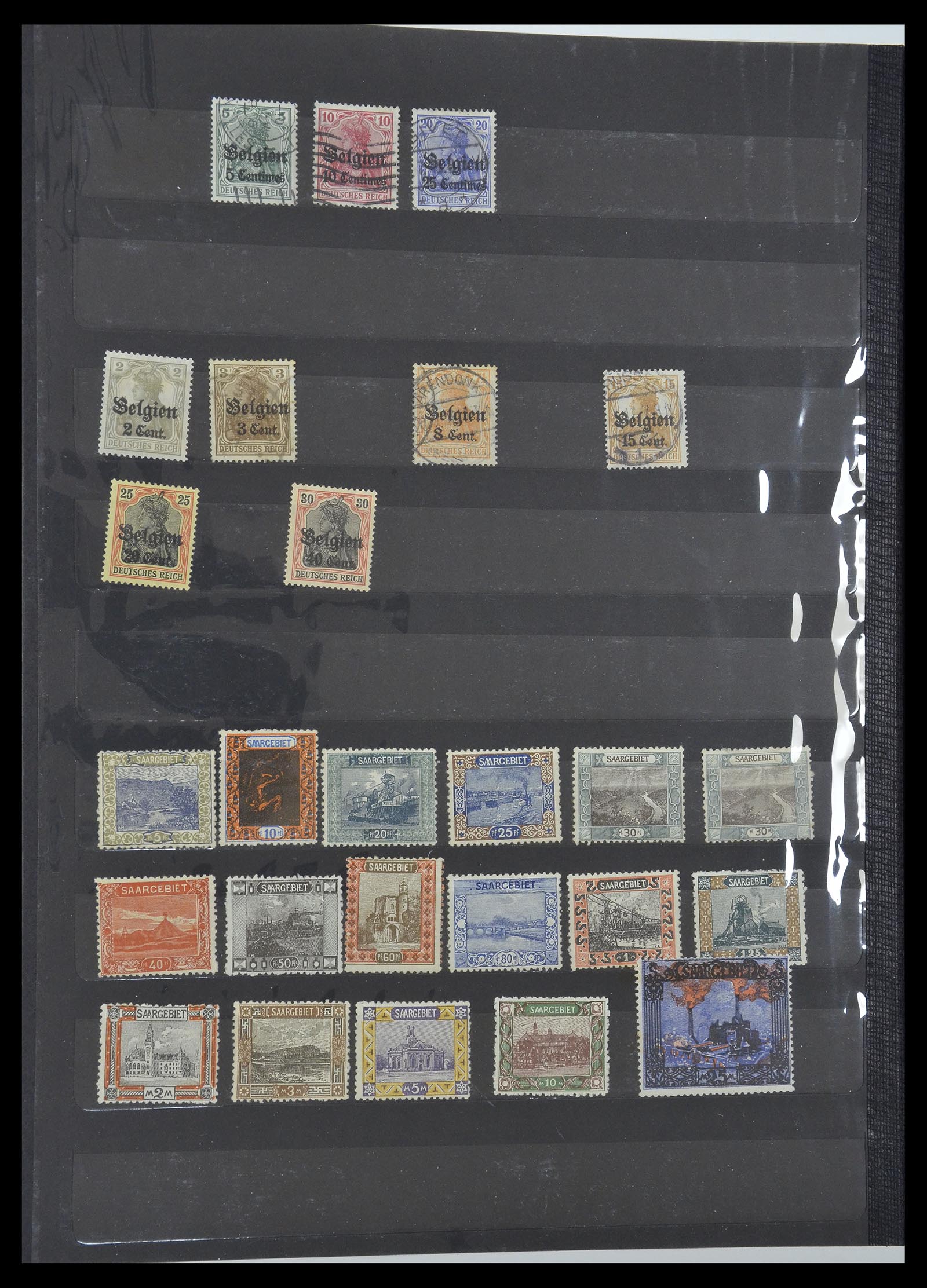 34789 022 - Postzegelverzameling 34789 Duitse bezettingen en gebieden 1914-1959.