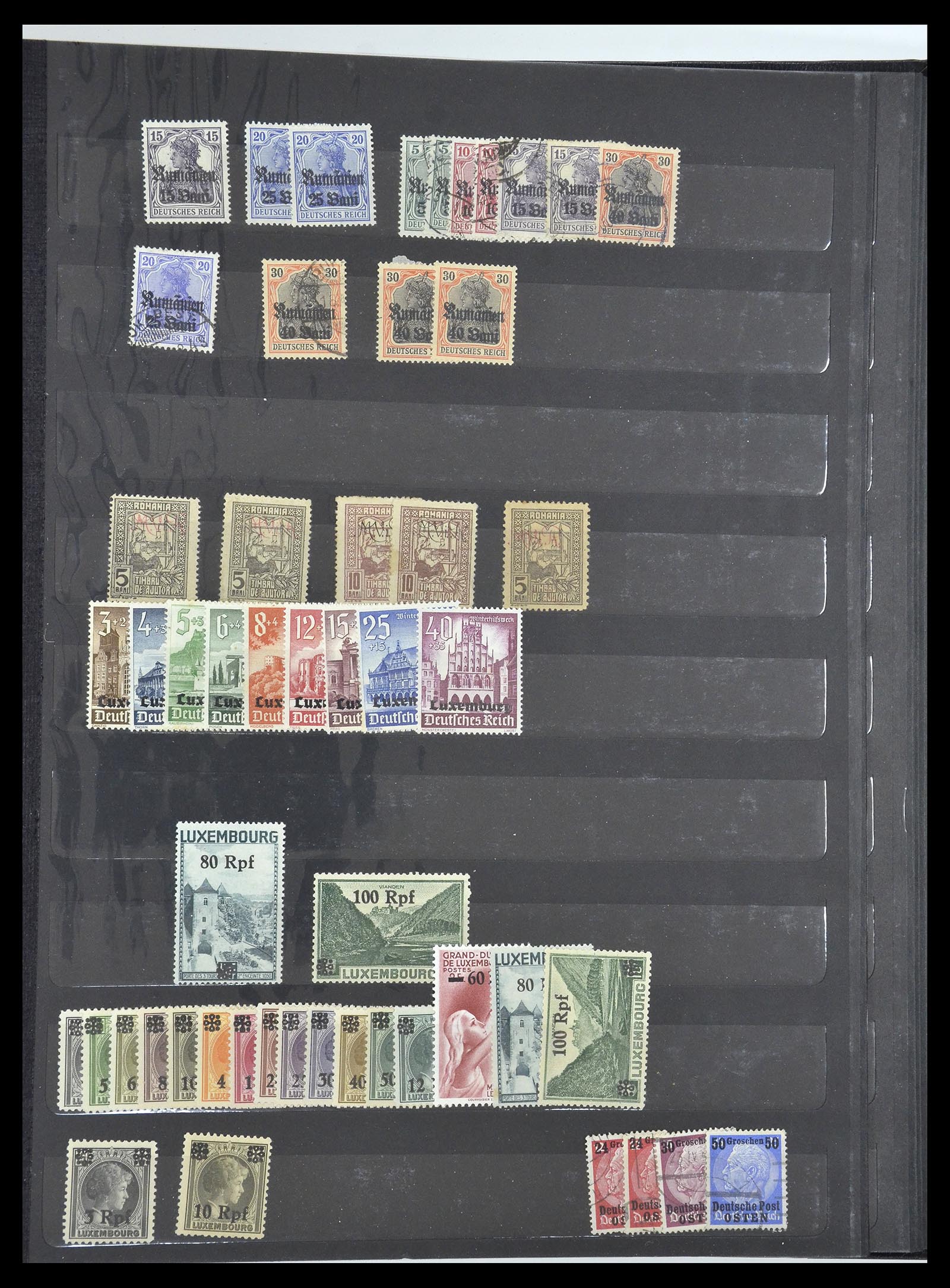 34789 023 - Postzegelverzameling 34789 Duitse bezettingen en gebieden 1914-1959.