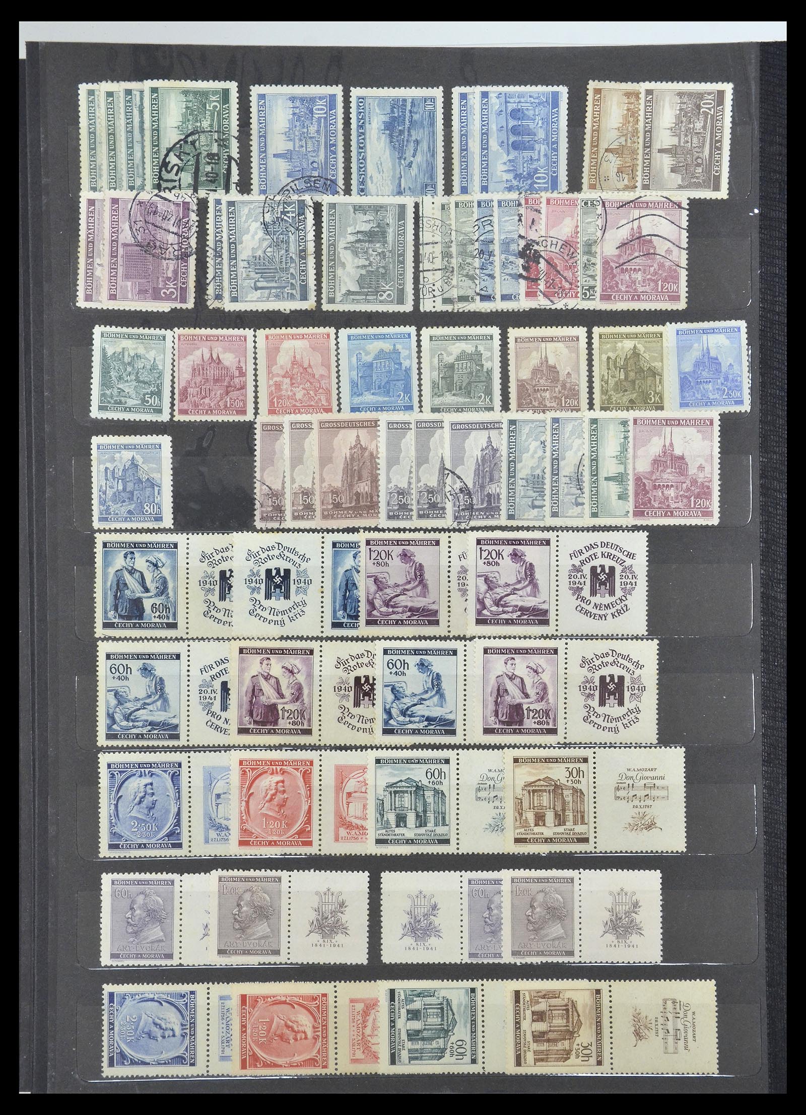 34789 028 - Postzegelverzameling 34789 Duitse bezettingen en gebieden 1914-1959.