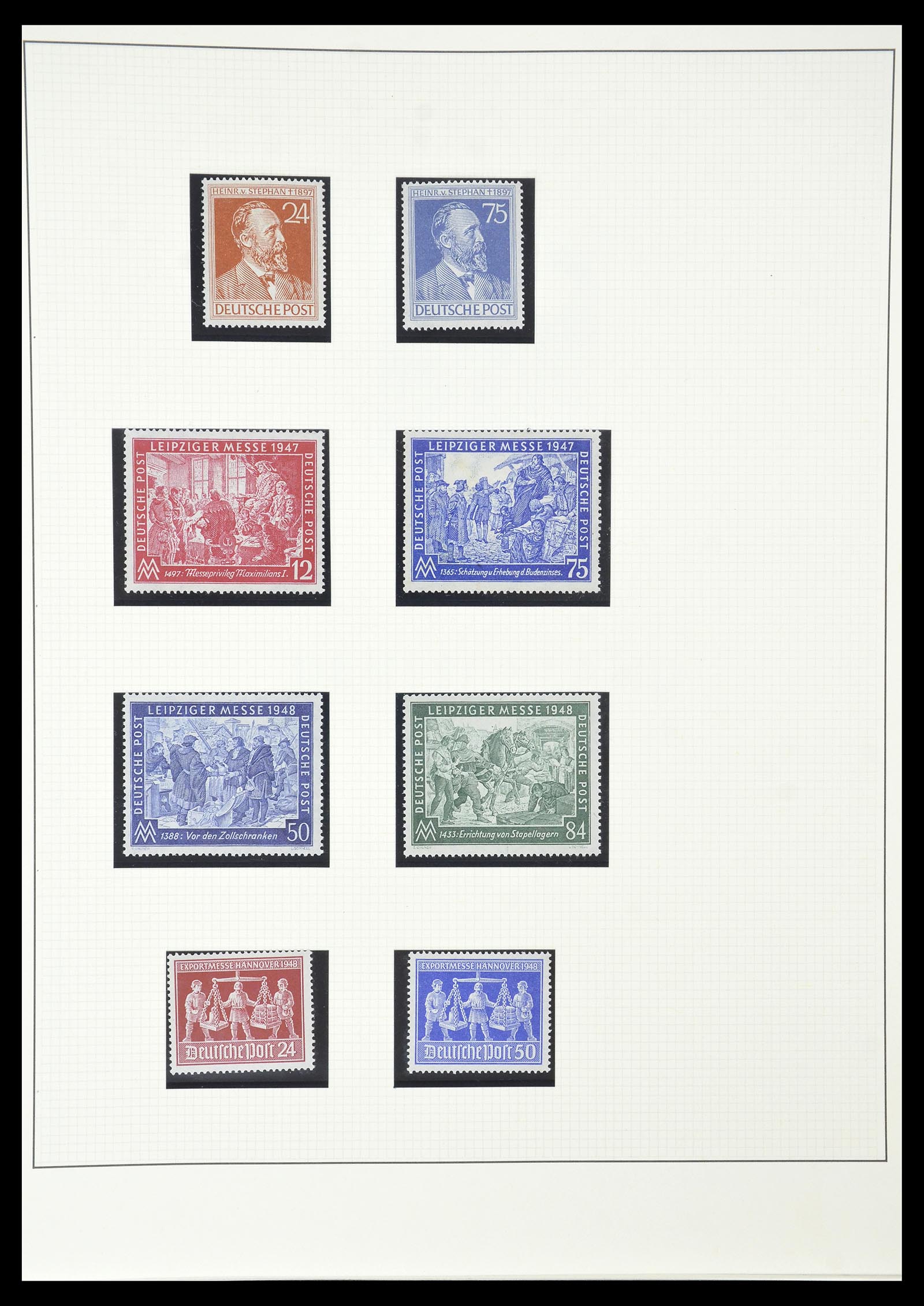 34790 005 - Postzegelverzameling 34790 Duitse Zones 1945-1949.