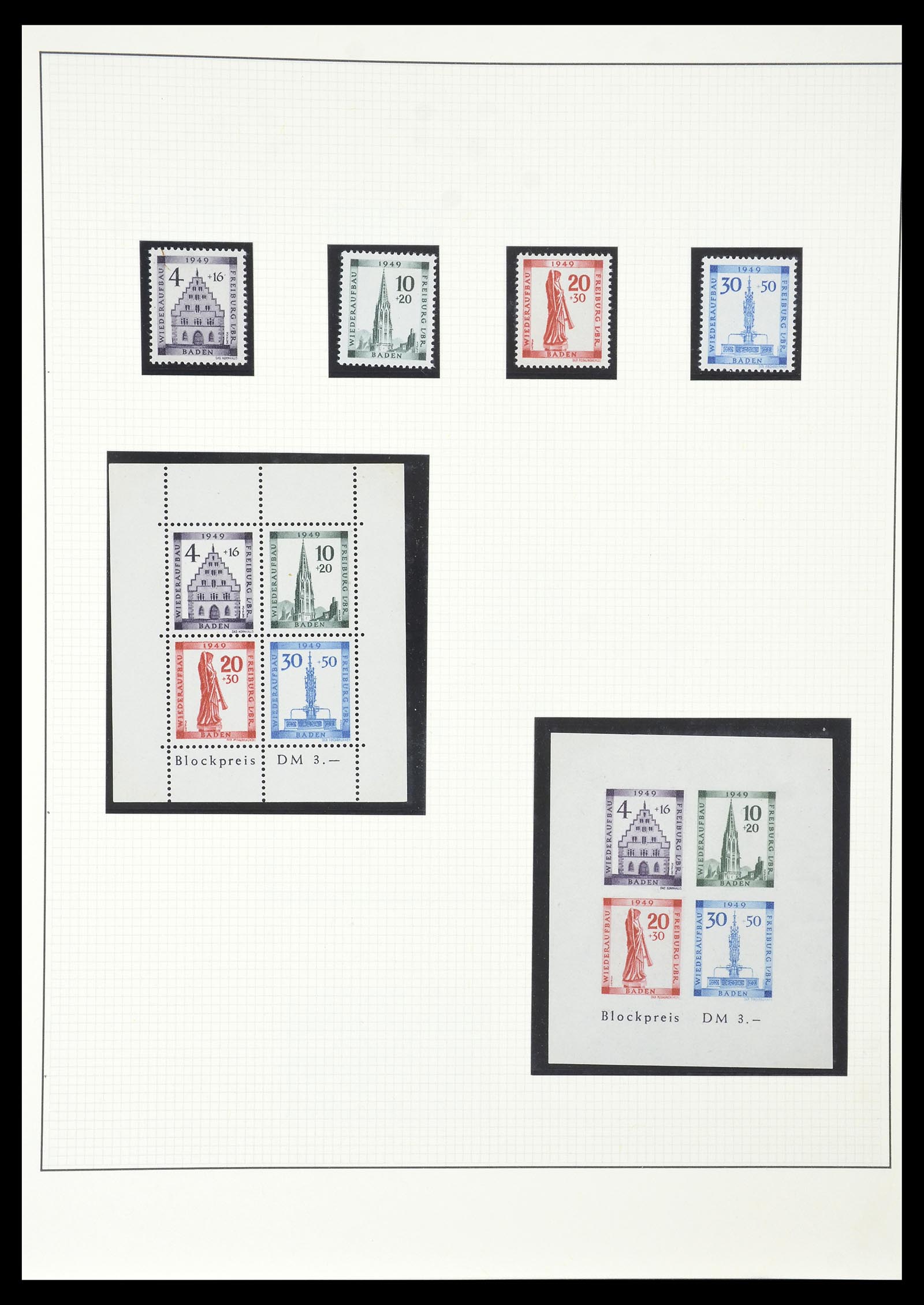34790 010 - Postzegelverzameling 34790 Duitse Zones 1945-1949.