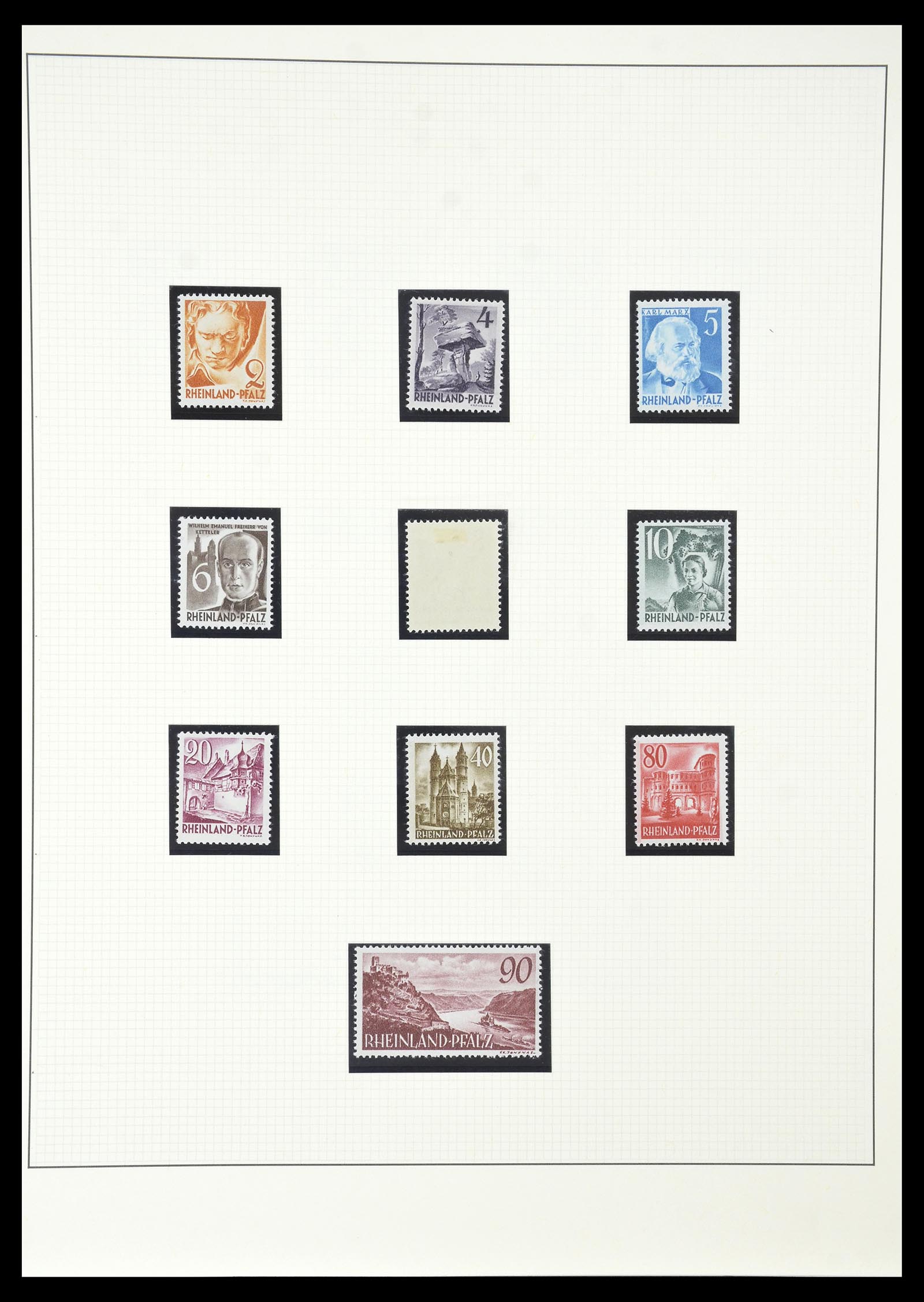 34790 015 - Stamp Collection 34790 German Zones 1945-1949.