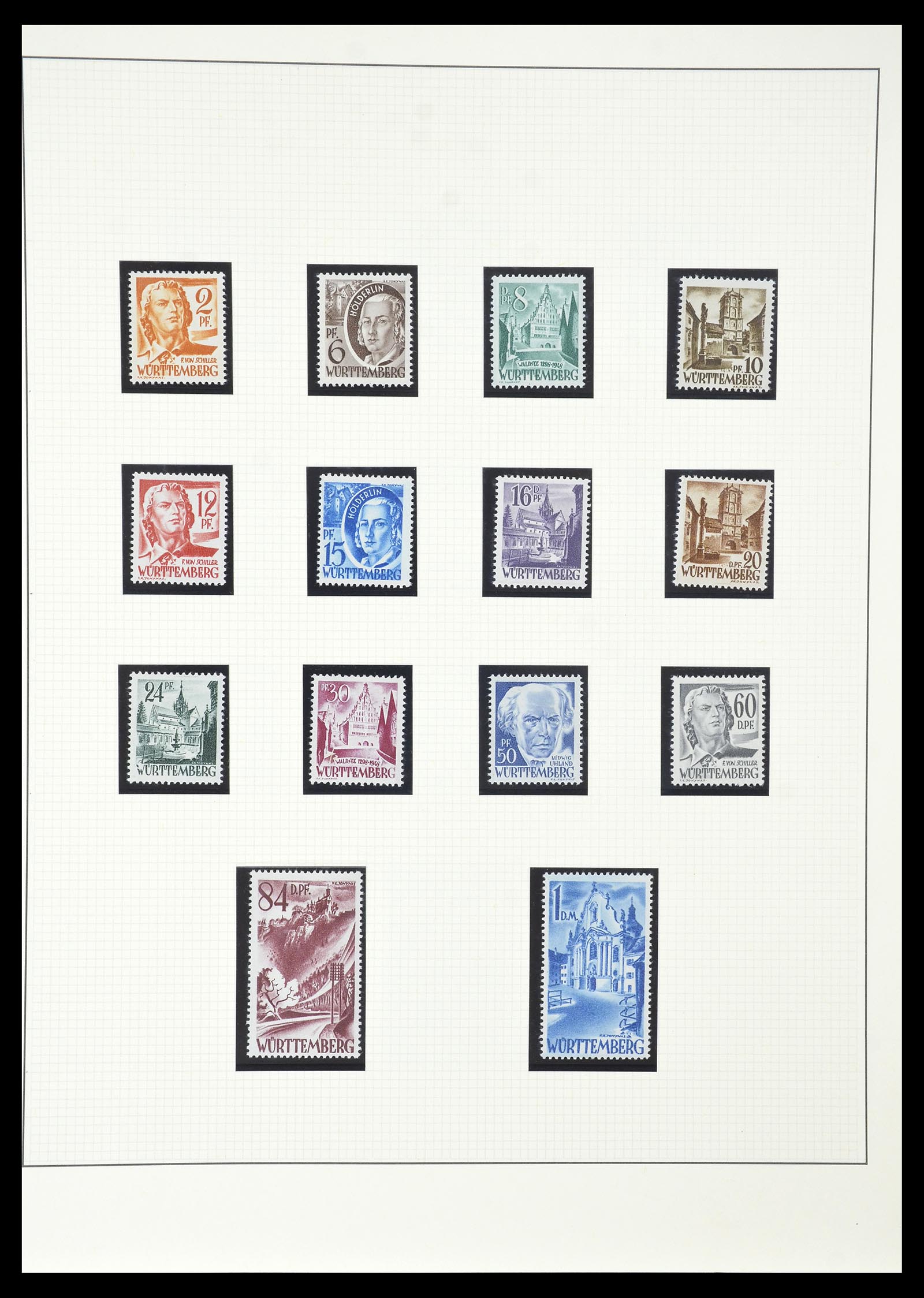34790 019 - Postzegelverzameling 34790 Duitse Zones 1945-1949.