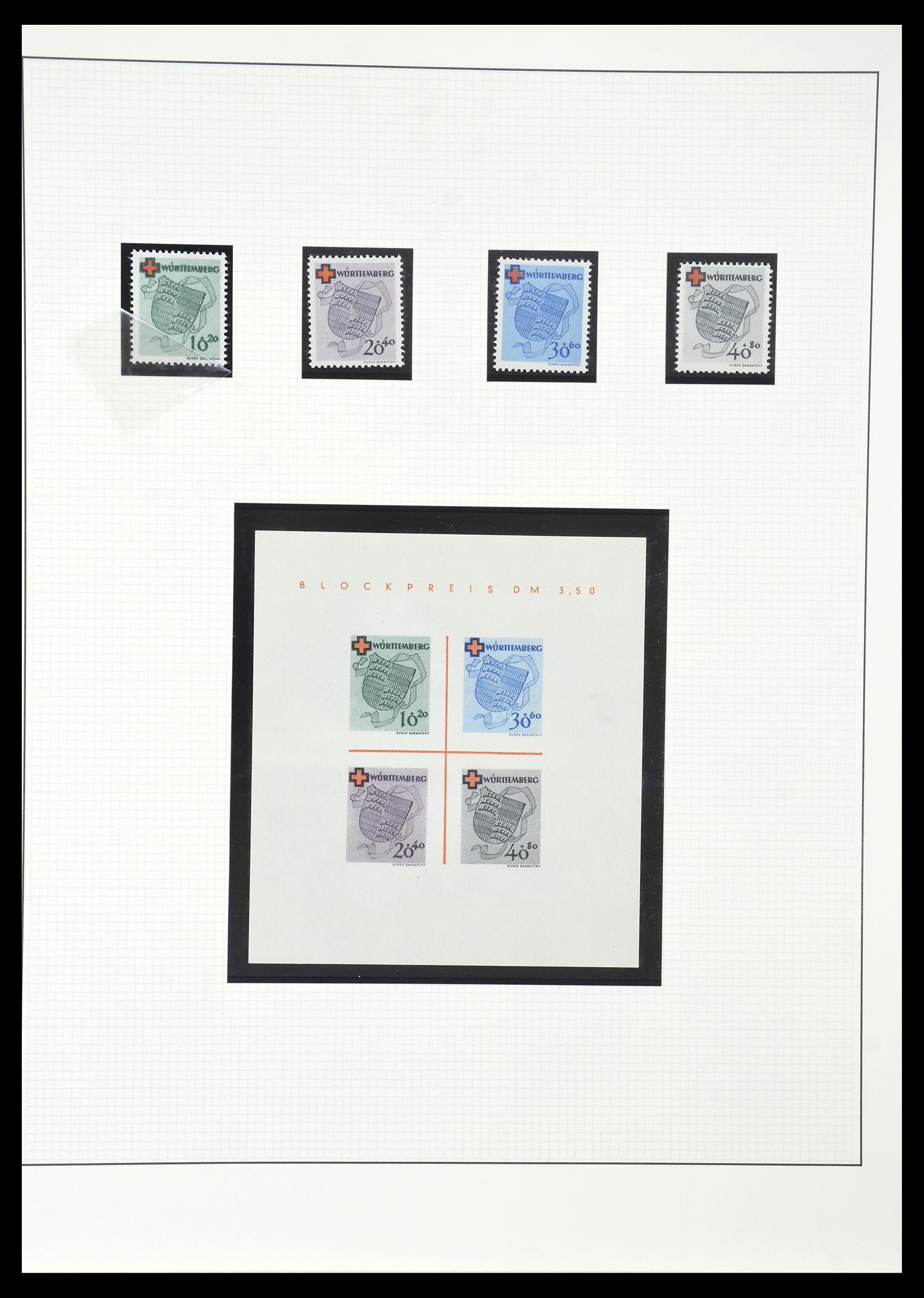 34790 021 - Stamp Collection 34790 German Zones 1945-1949.