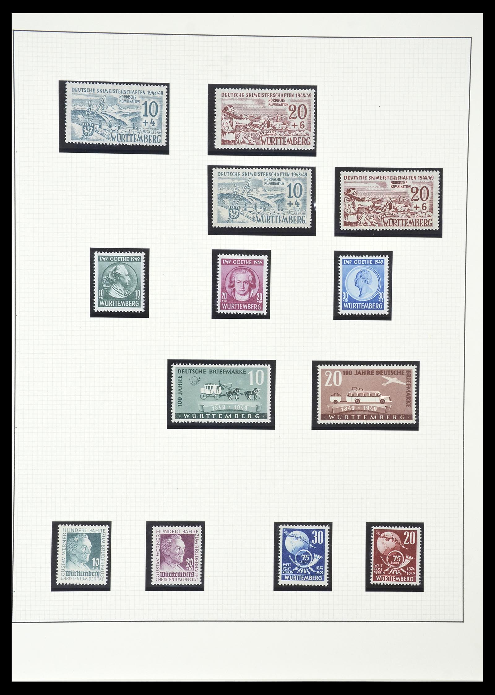 34790 022 - Stamp Collection 34790 German Zones 1945-1949.
