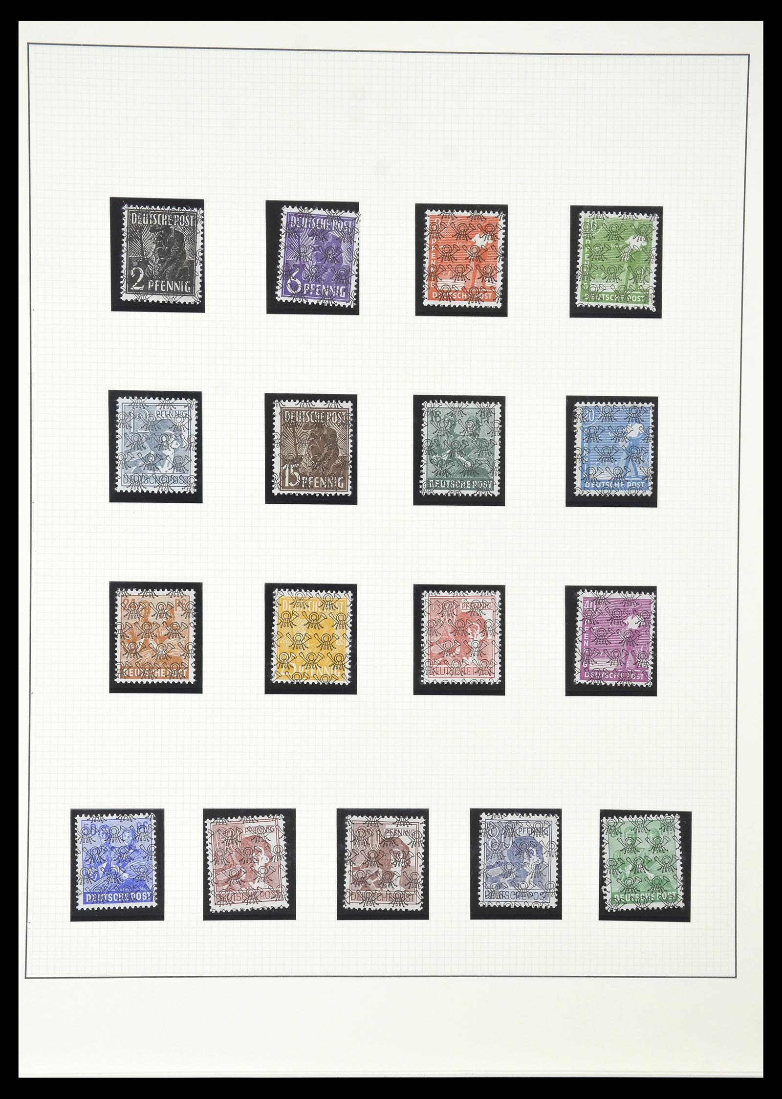 34790 025 - Stamp Collection 34790 German Zones 1945-1949.