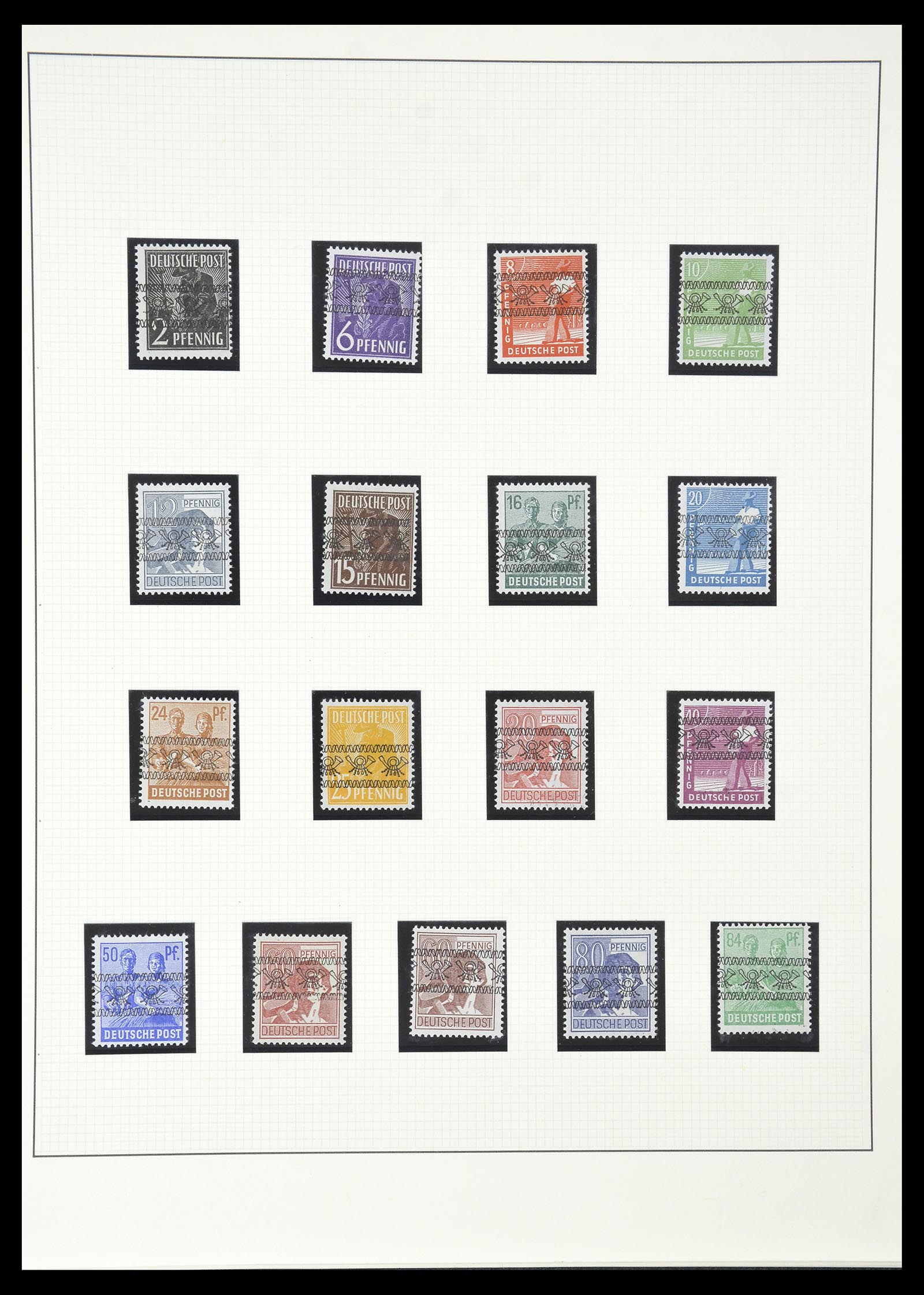 34790 026 - Stamp Collection 34790 German Zones 1945-1949.