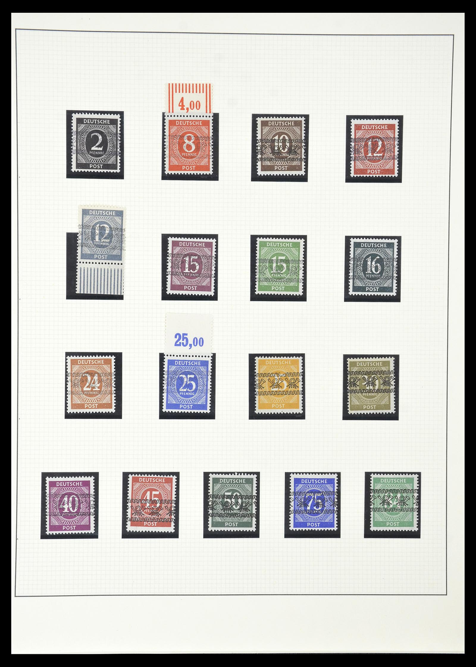 34790 027 - Stamp Collection 34790 German Zones 1945-1949.