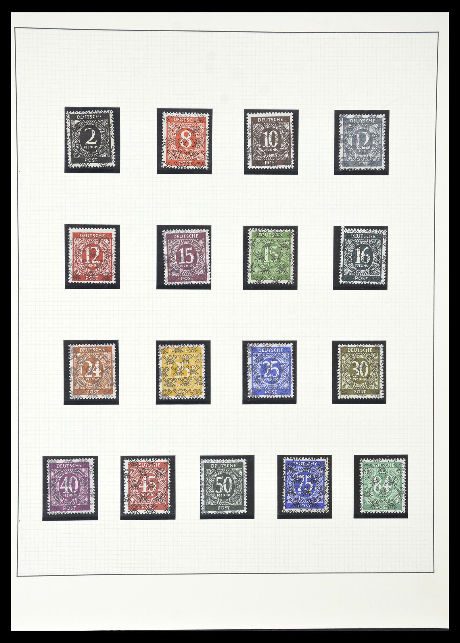 34790 028 - Stamp Collection 34790 German Zones 1945-1949.