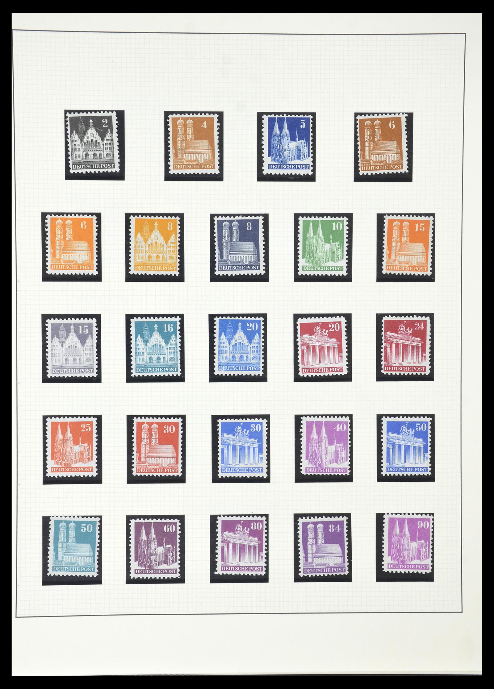 34790 030 - Stamp Collection 34790 German Zones 1945-1949.