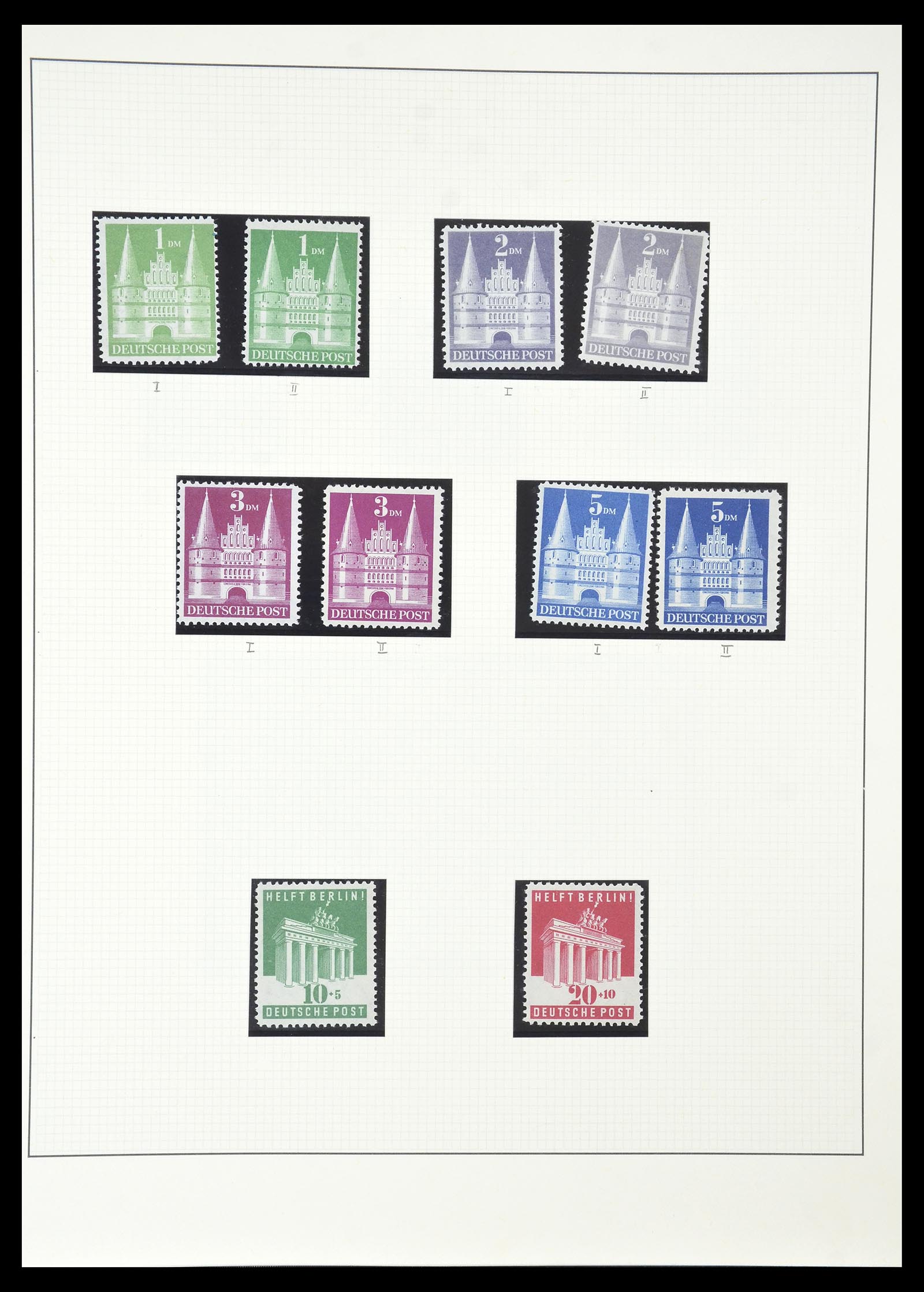 34790 032 - Stamp Collection 34790 German Zones 1945-1949.